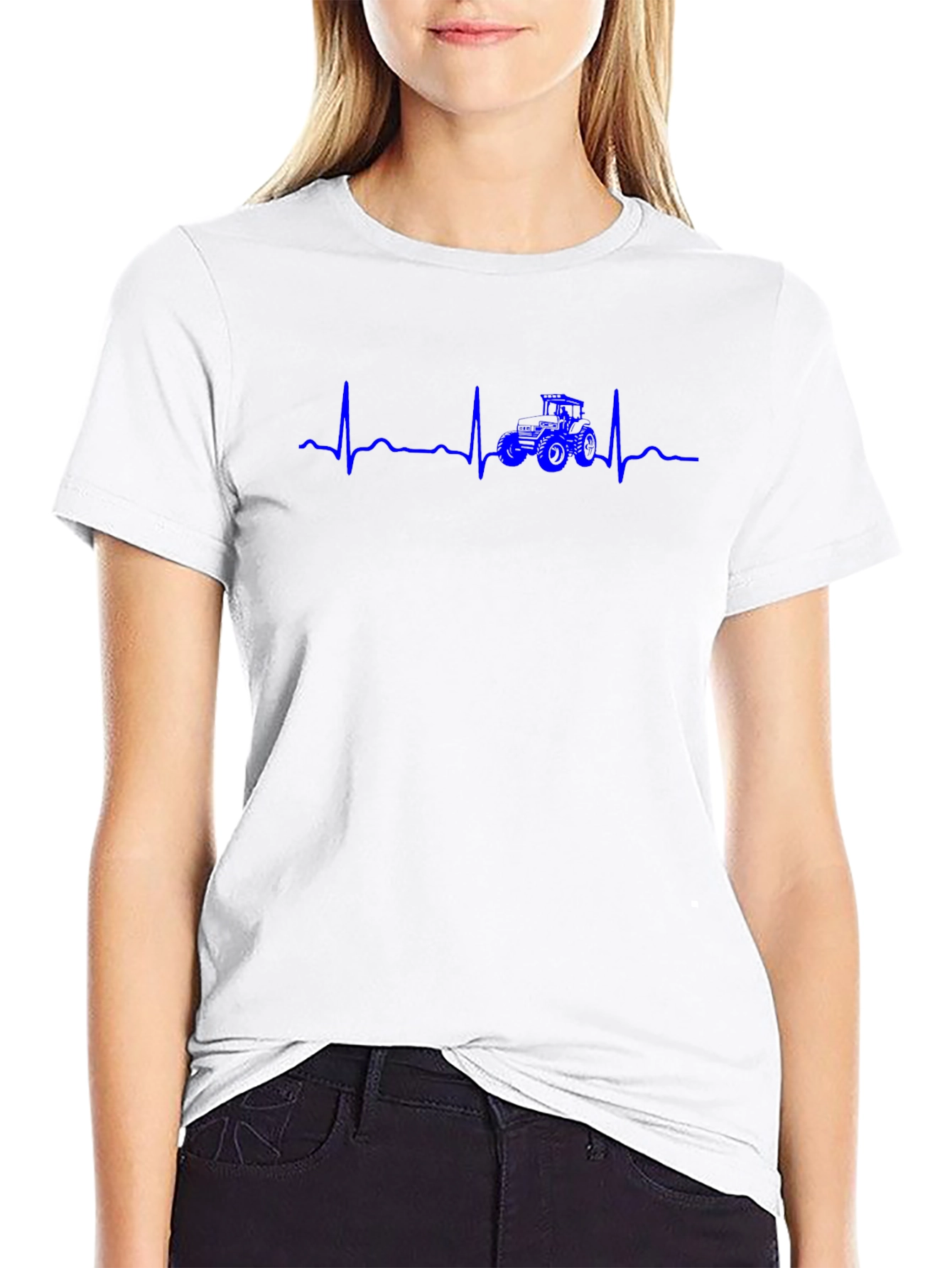 Tractor Heartbeat Graphic Tee