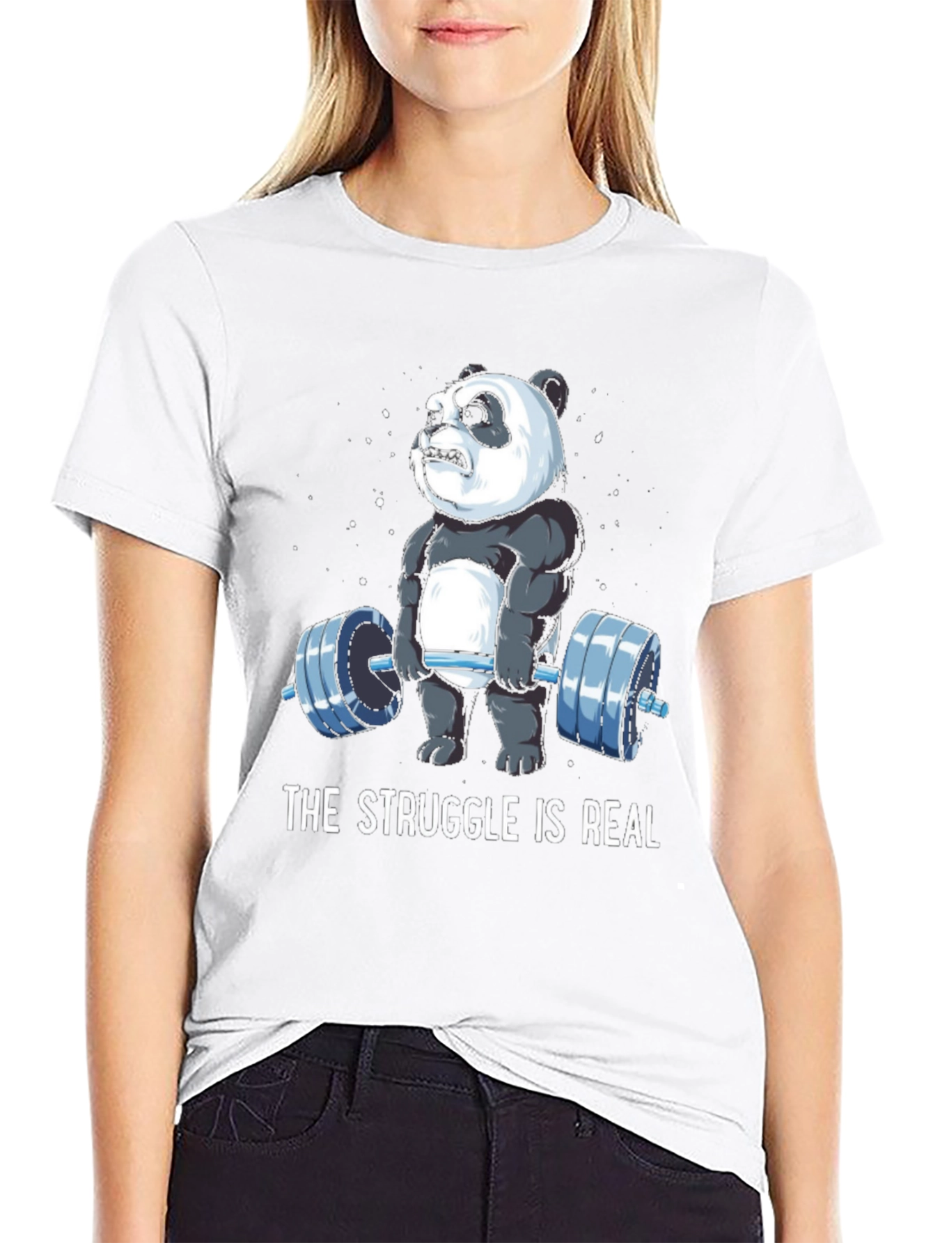 The Struggle is Real Panda T-Shirt