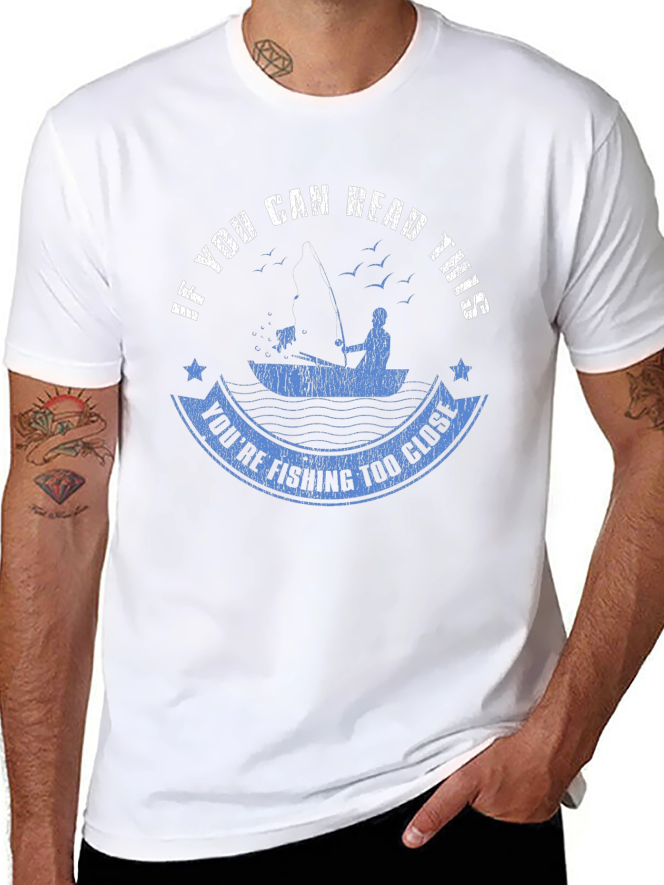 Funny Fishing T-Shirt: If You Can Read This
