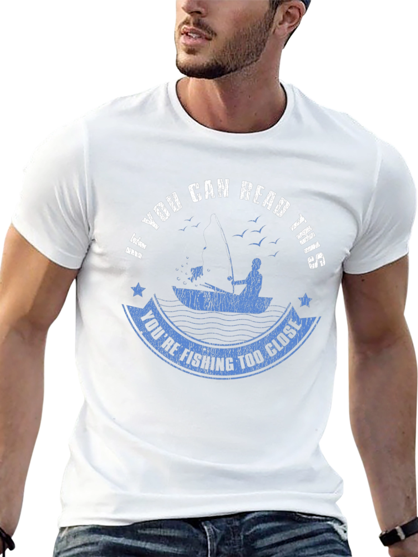 Funny Fishing T-Shirt: If You Can Read This