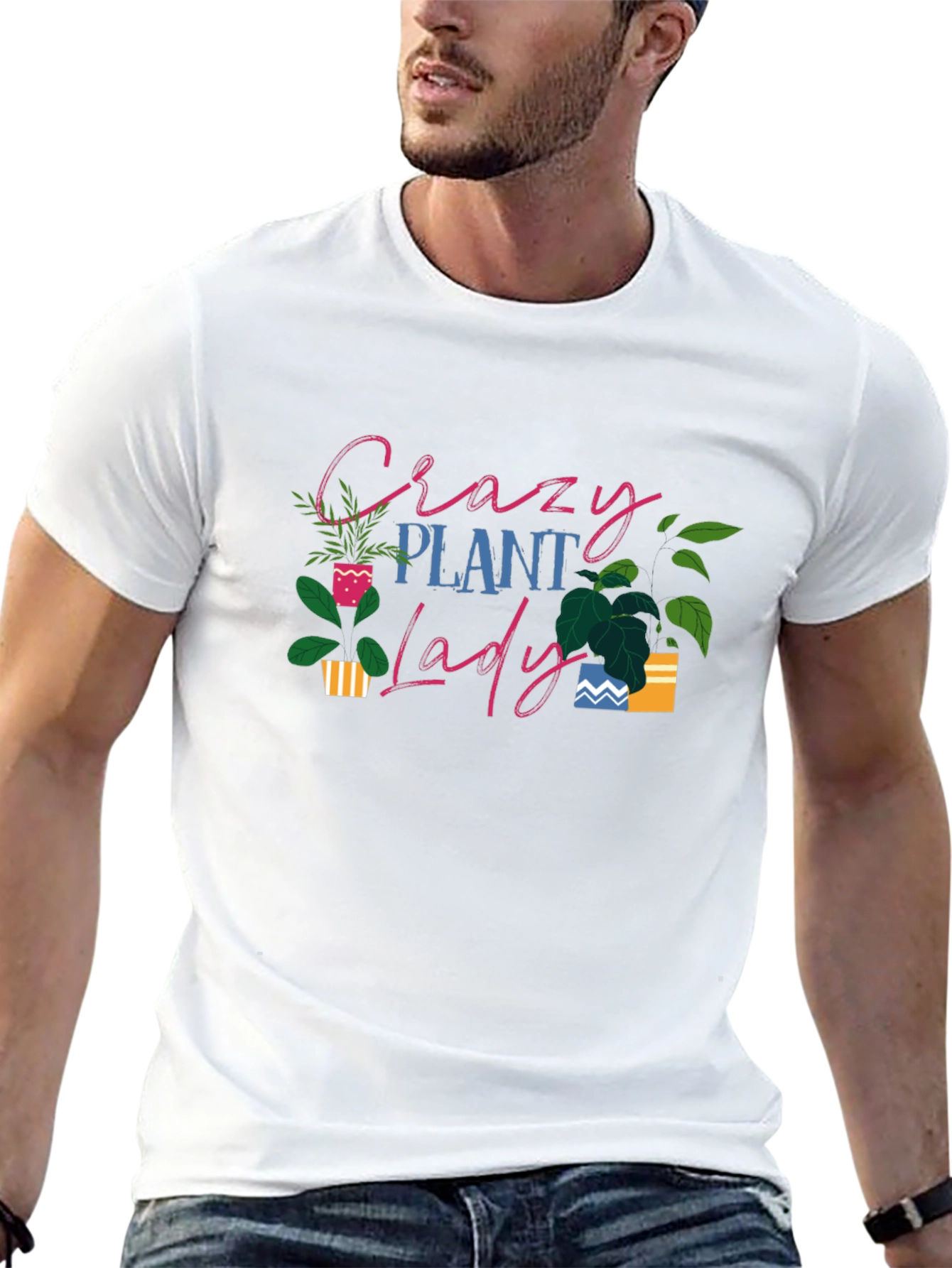 Crazy Plant Lady T-Shirt - Gardener Tee