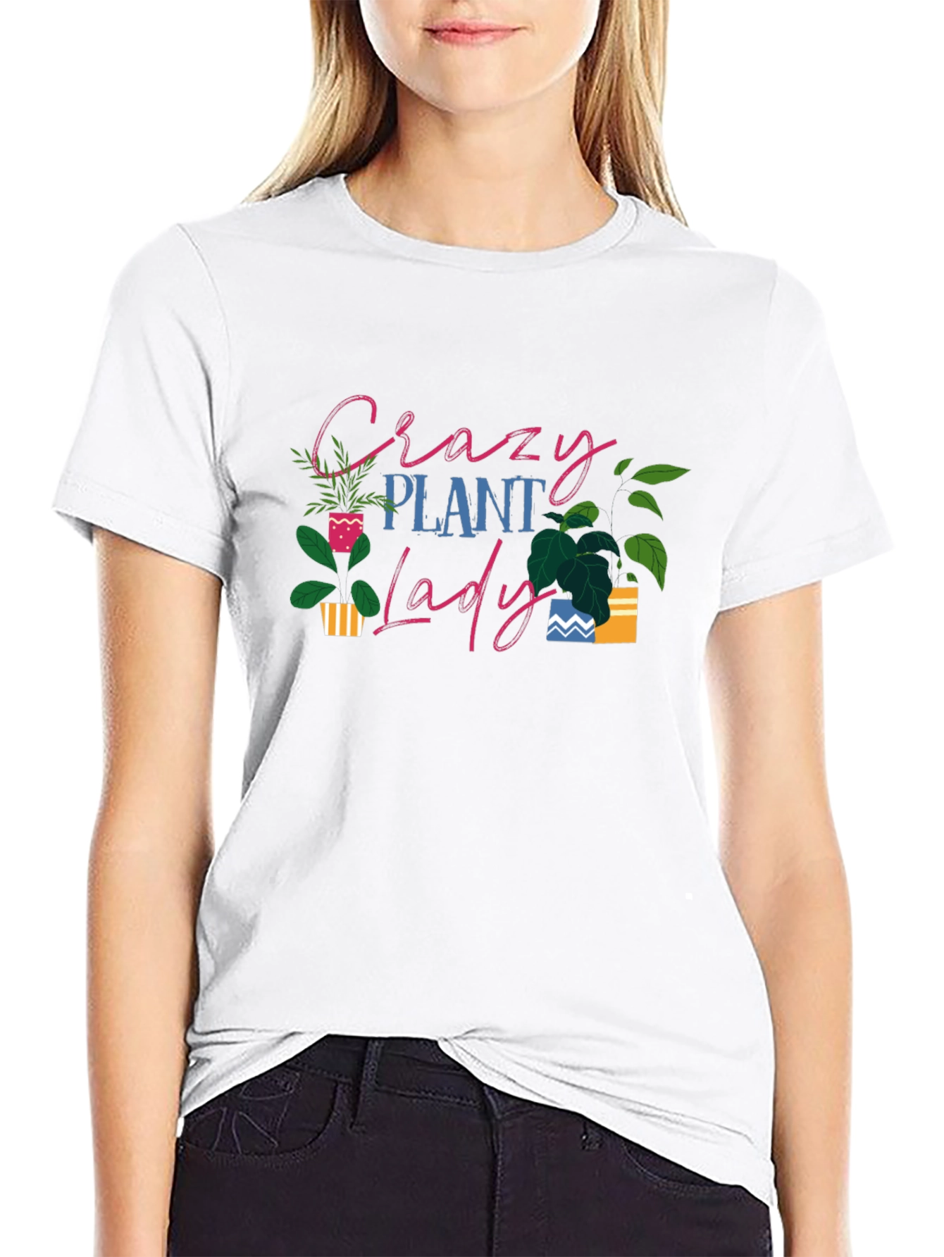Crazy Plant Lady T-Shirt - Gardener Tee
