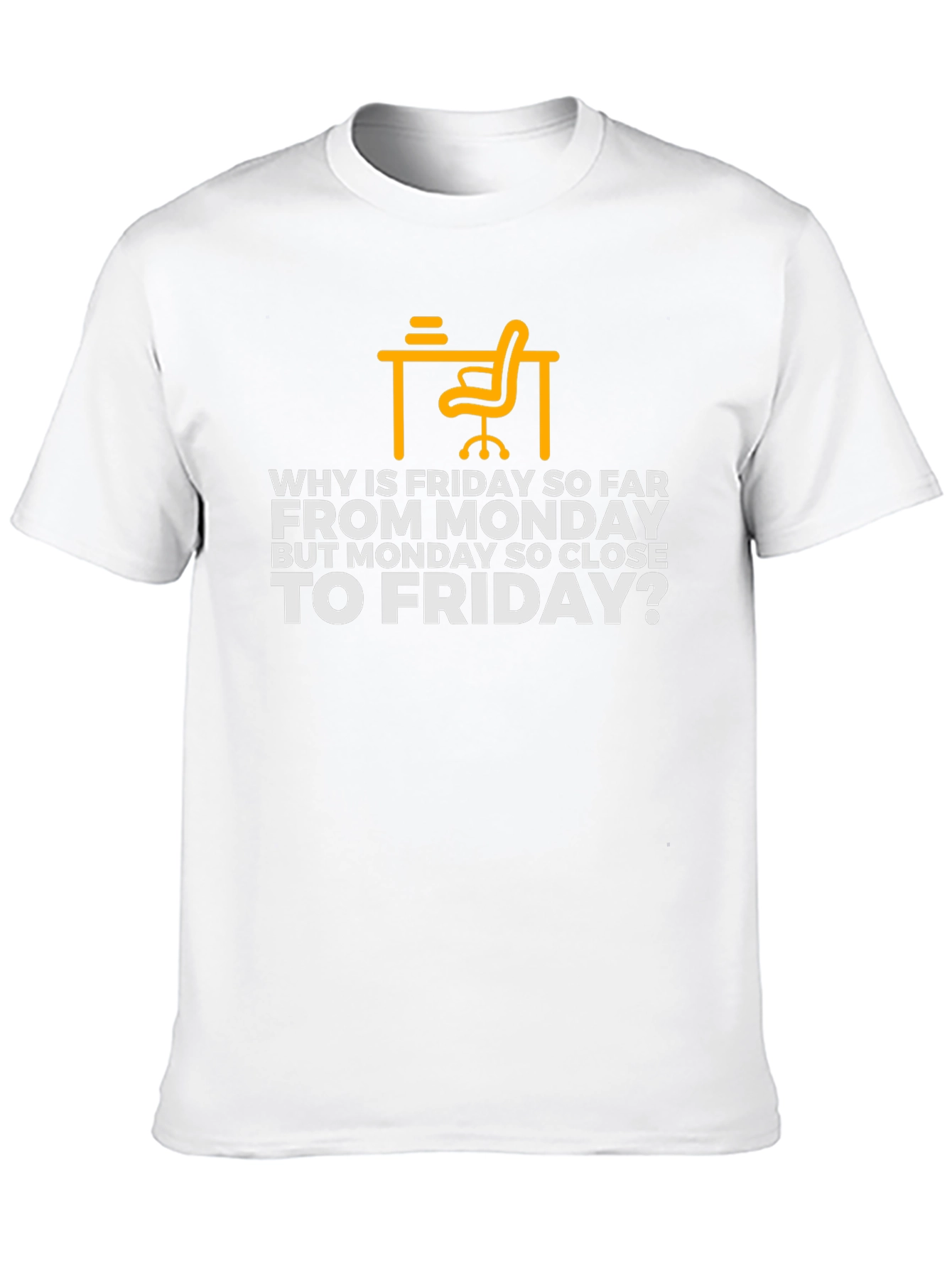 Why is Friday So Far T-Shirt - Black