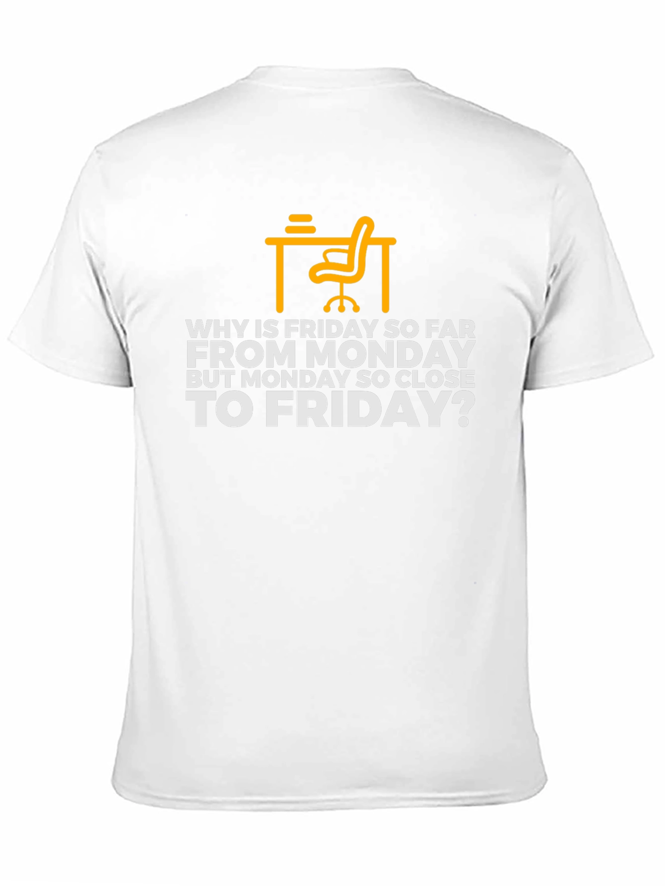 Why is Friday So Far T-Shirt - Black