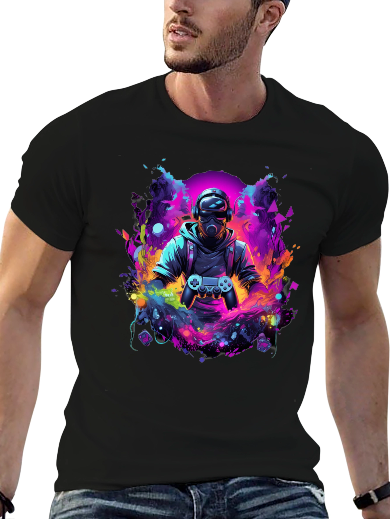 Gamer T-Shirt - Futuristic Design