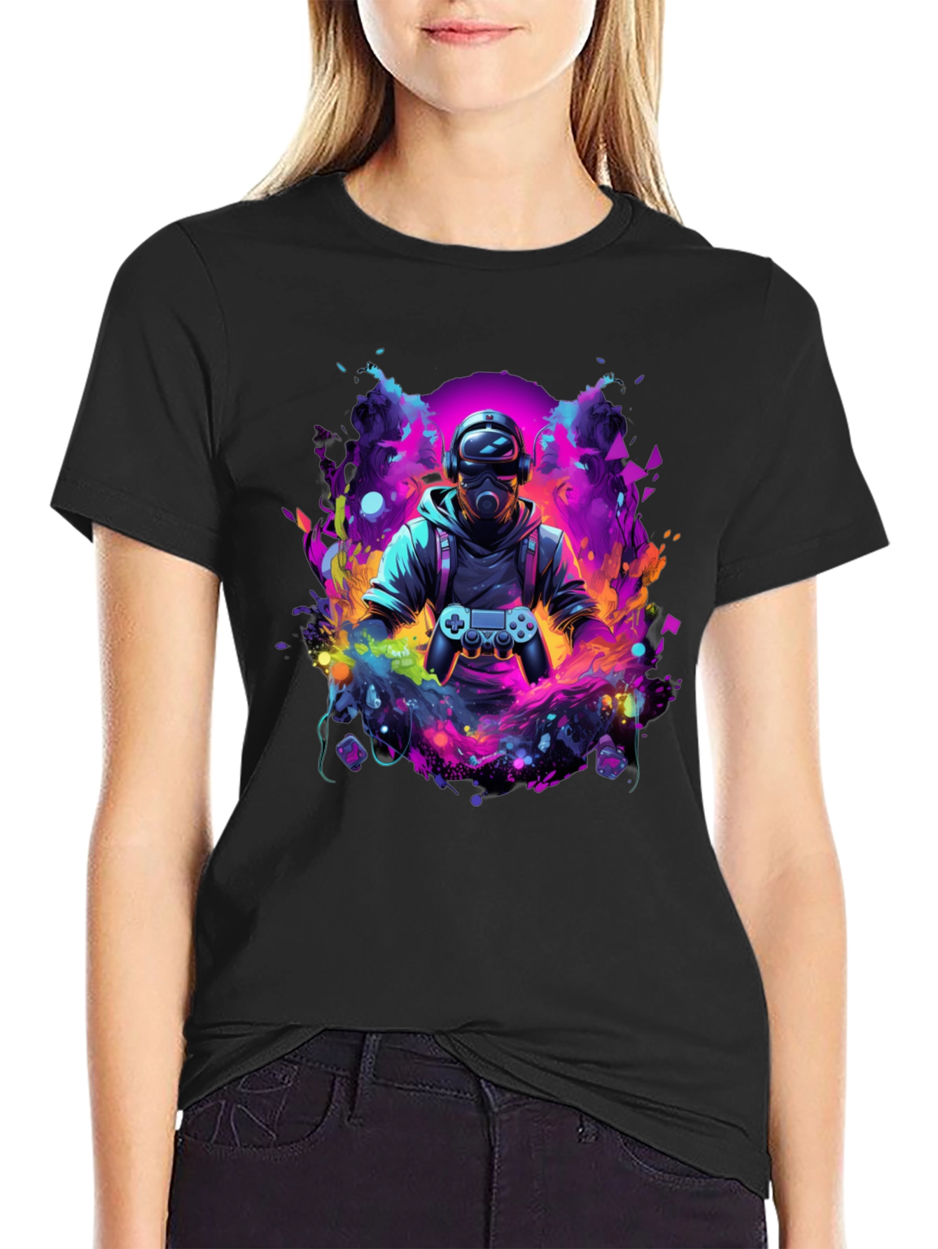 Gamer T-Shirt - Futuristic Design