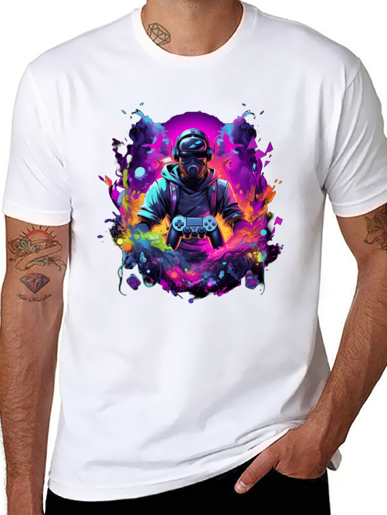 Gamer T-Shirt - Futuristic Design