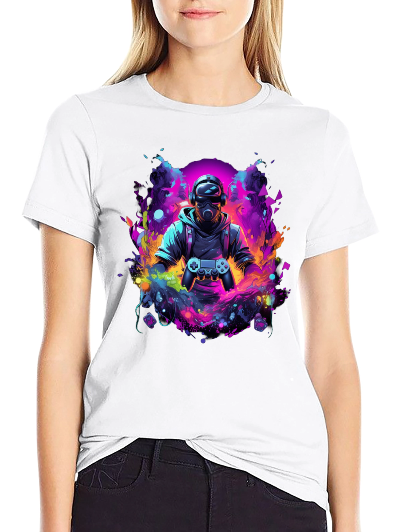 Gamer T-Shirt - Futuristic Design