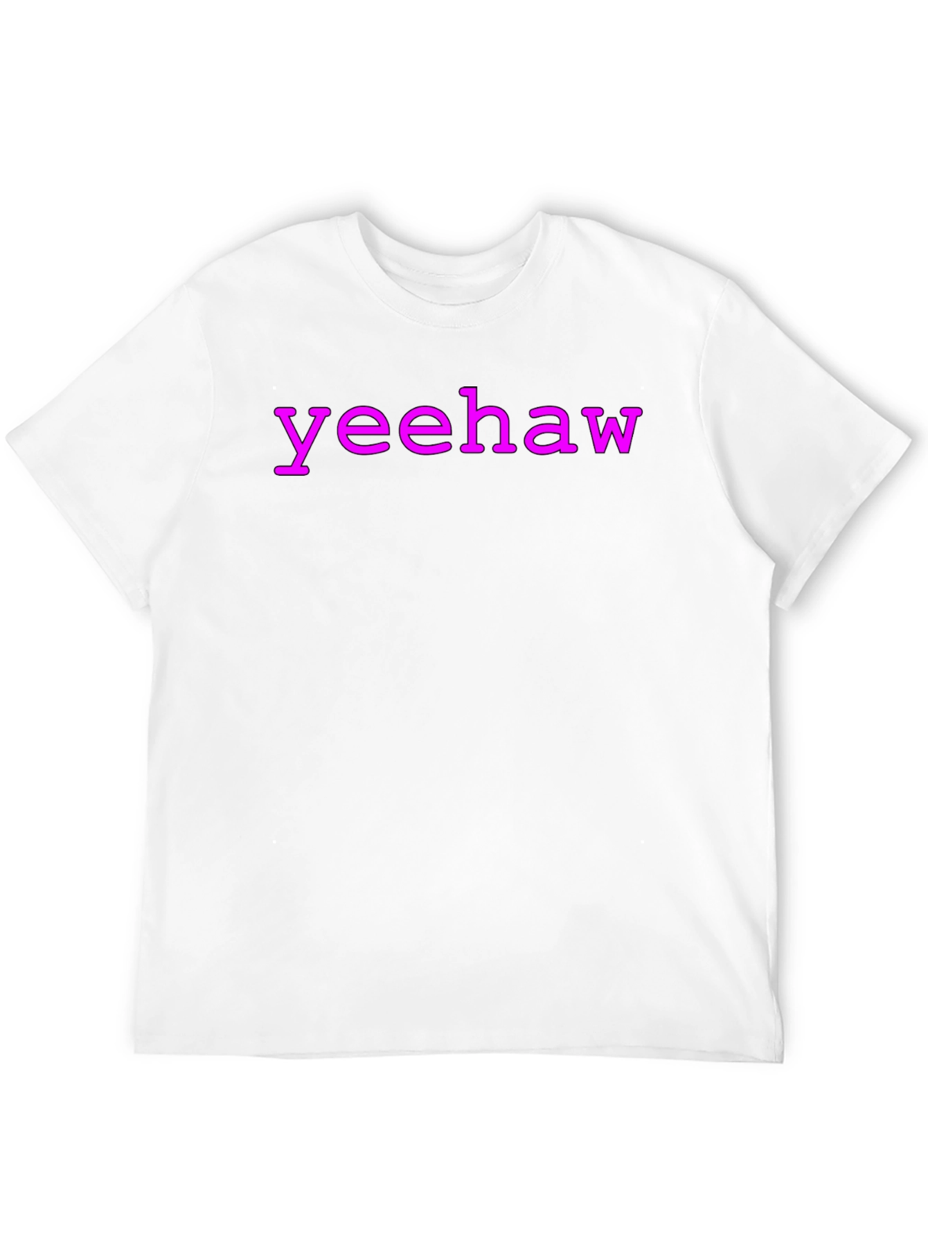 Yeehaw Tee - Casual Black T-Shirt