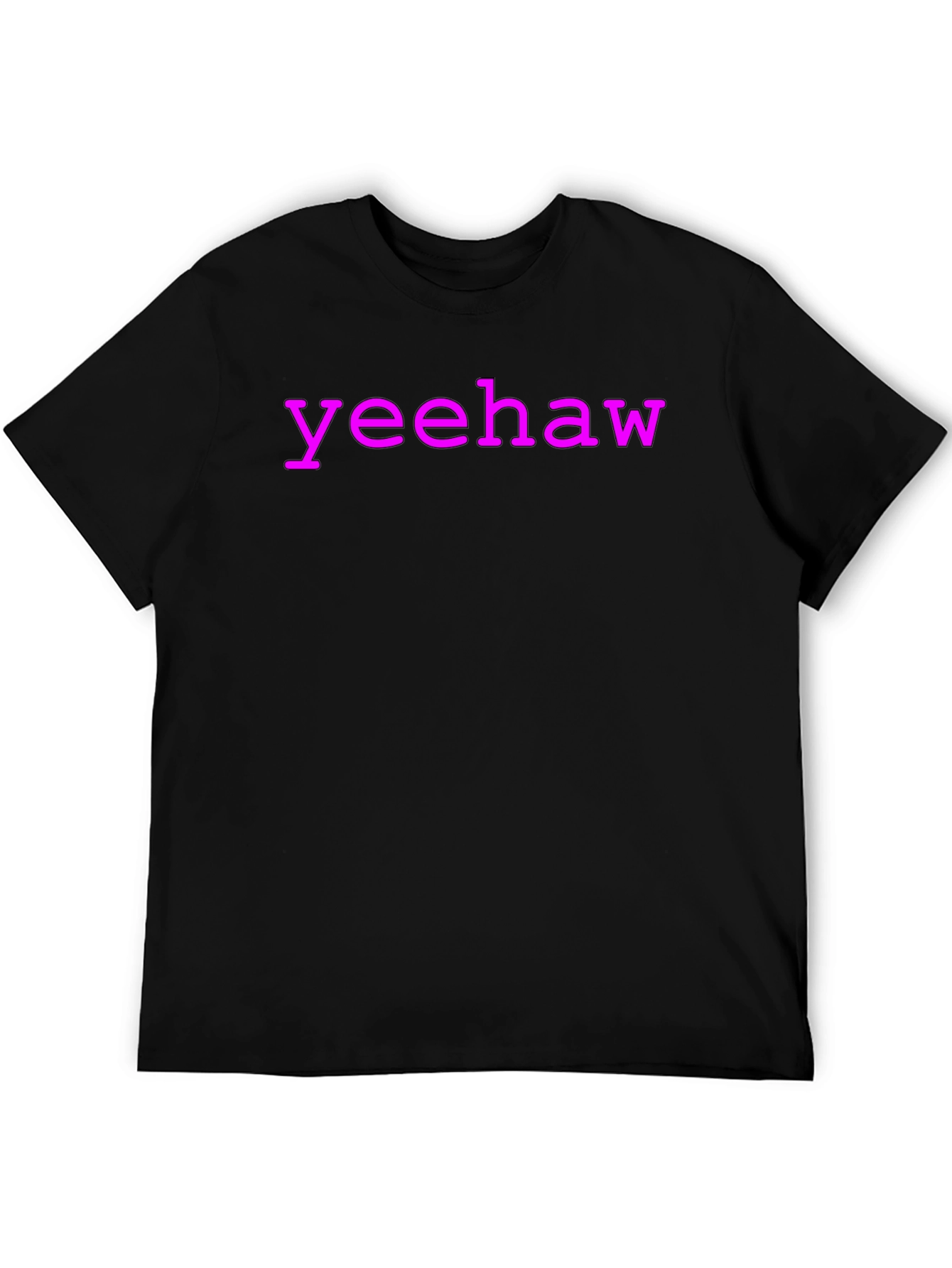 Yeehaw Tee - Casual Black T-Shirt