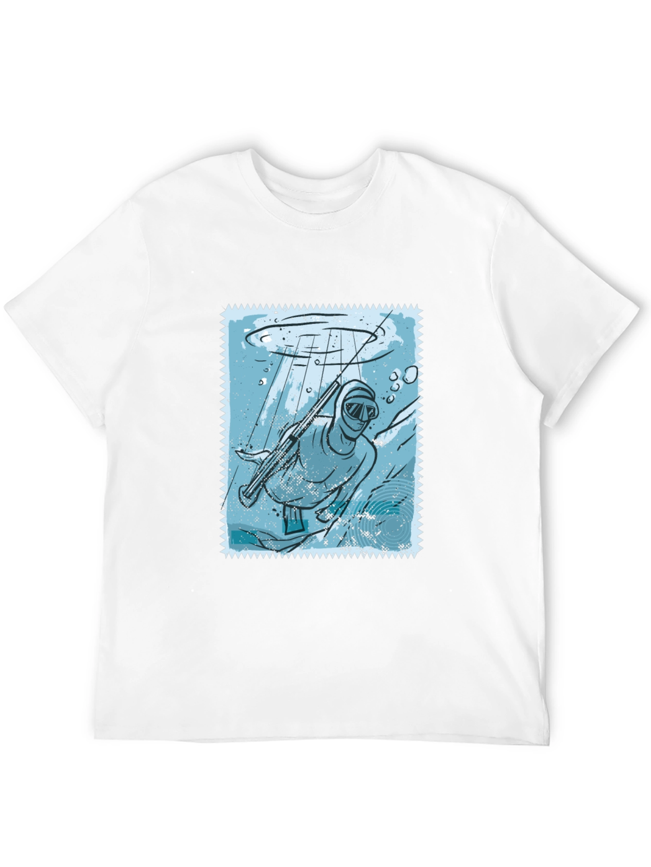 Spearfishing Stamp Tee - Black