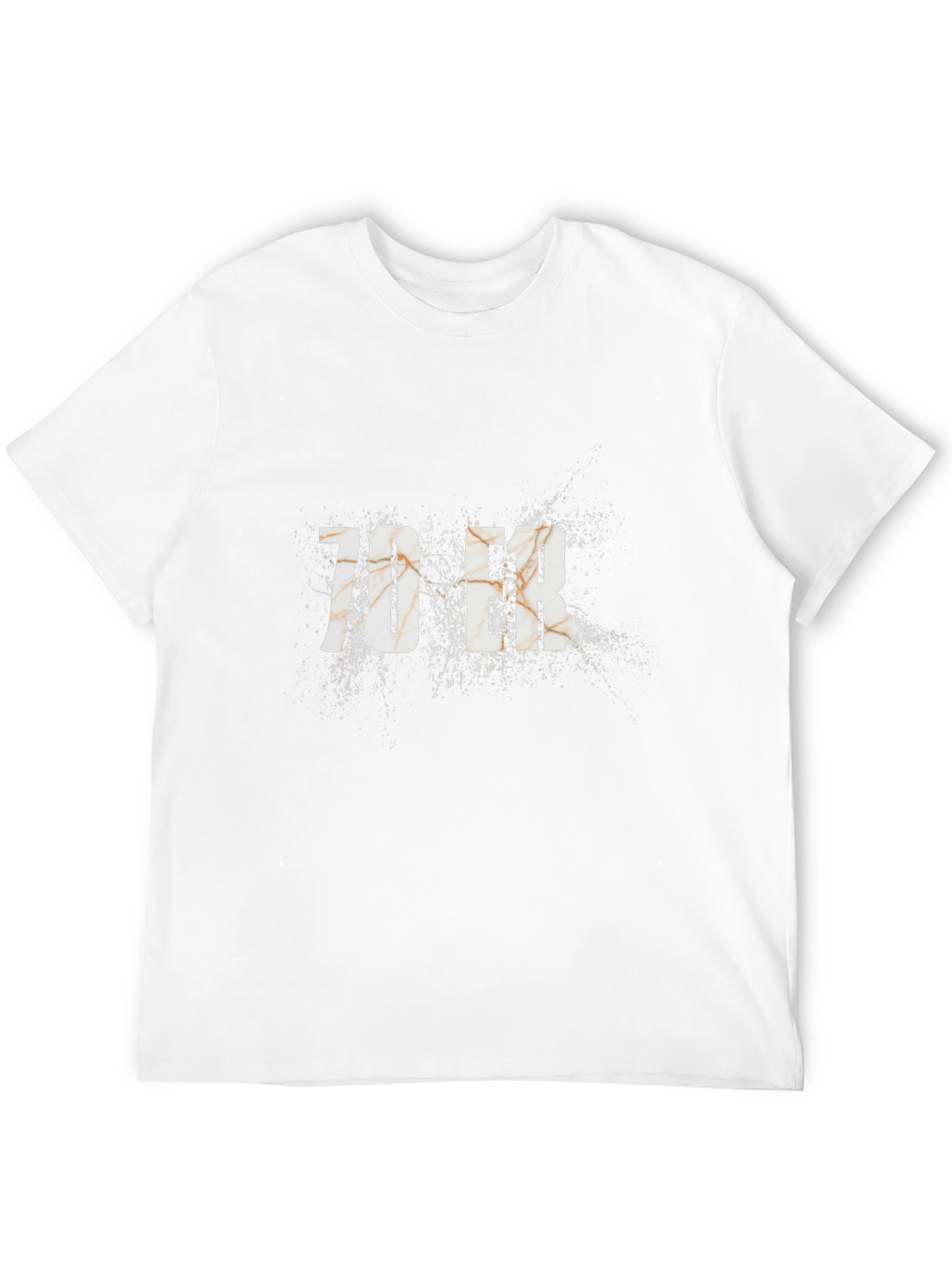 70 ER Graphic T-Shirt - Distressed Design