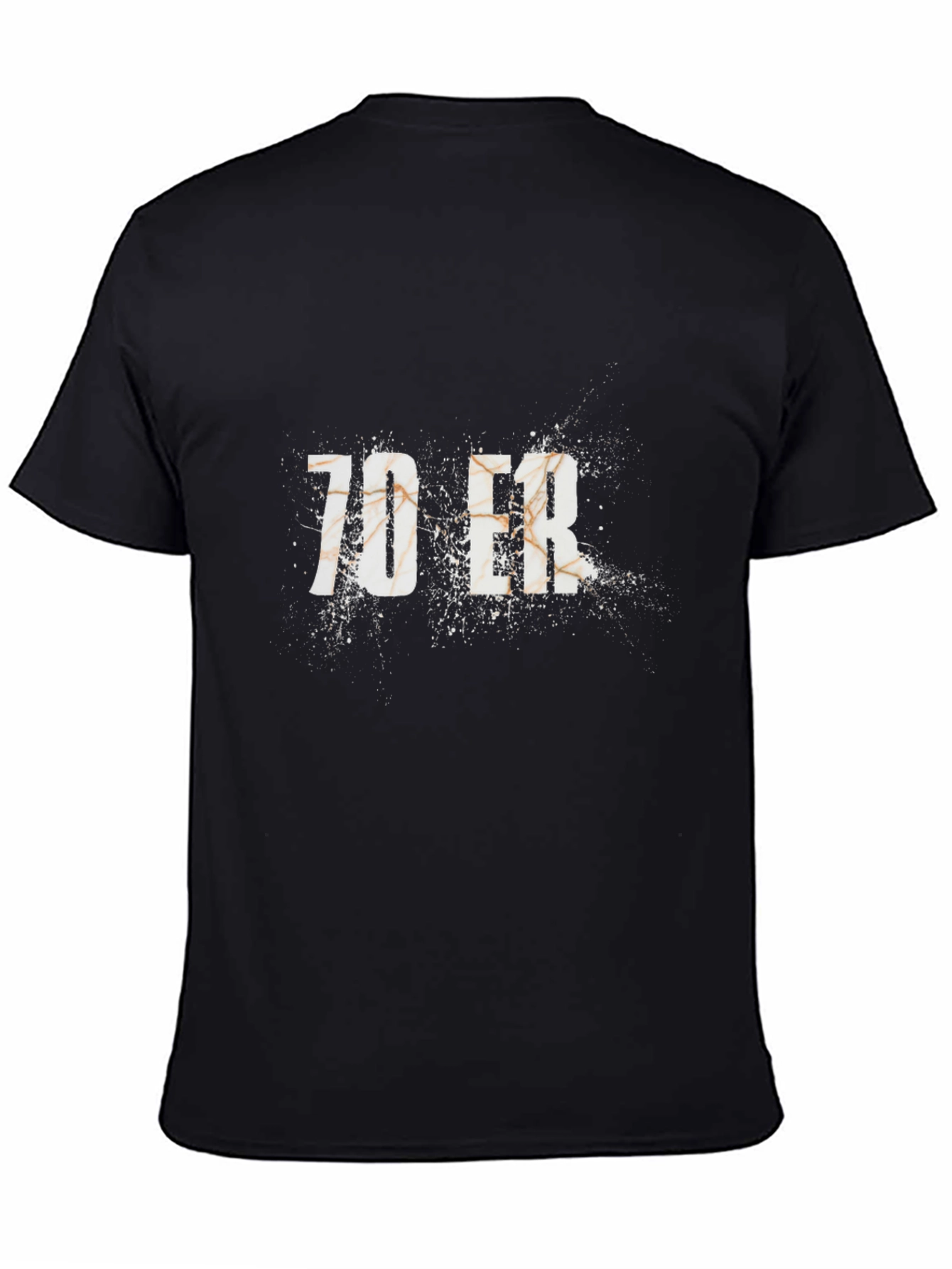 70 ER Graphic T-Shirt - Distressed Design