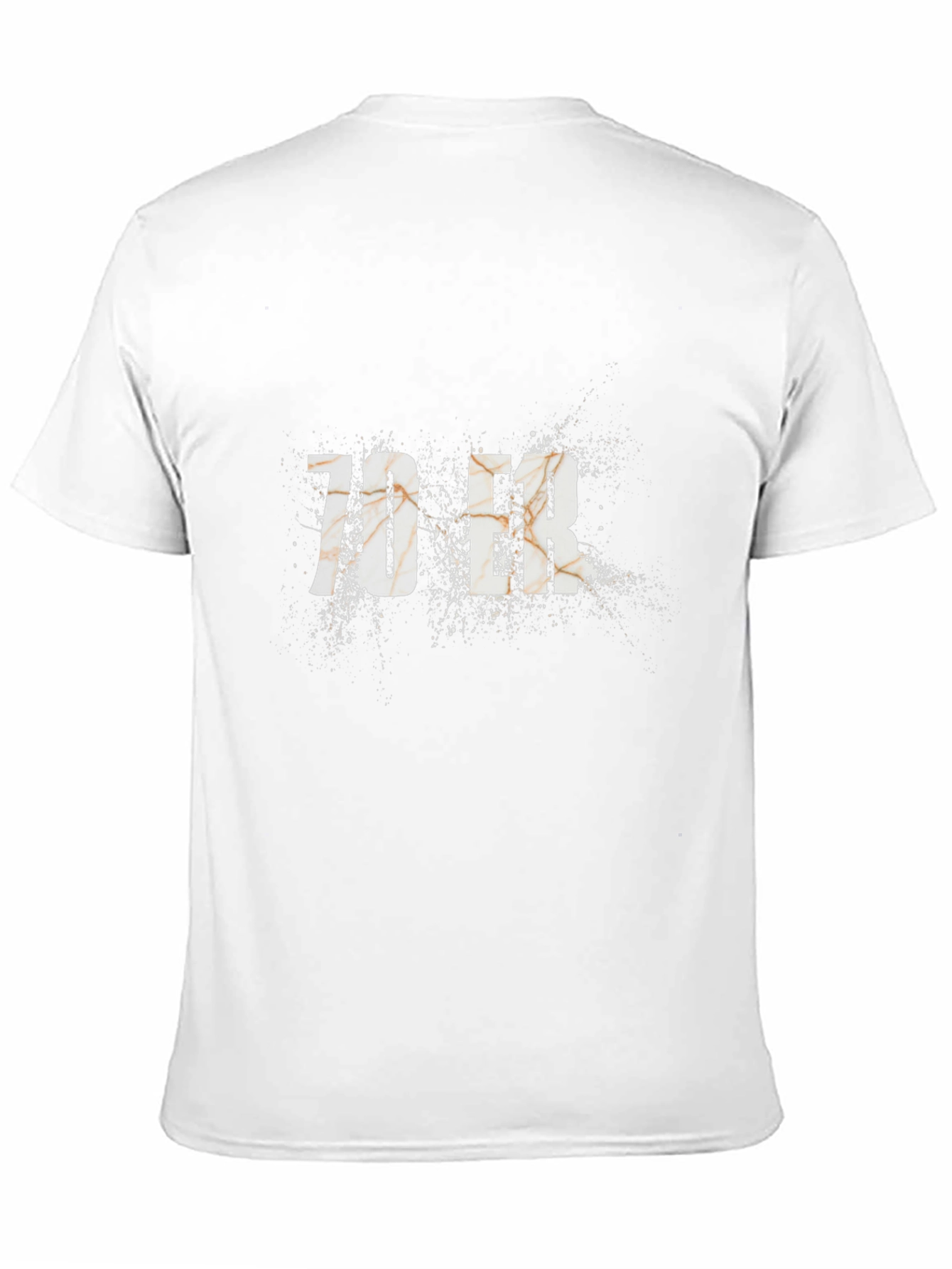 70 ER Graphic T-Shirt - Distressed Design