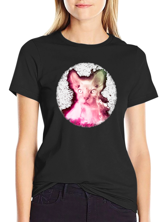 Sphynx Cat Graphic Tee - Unique Design