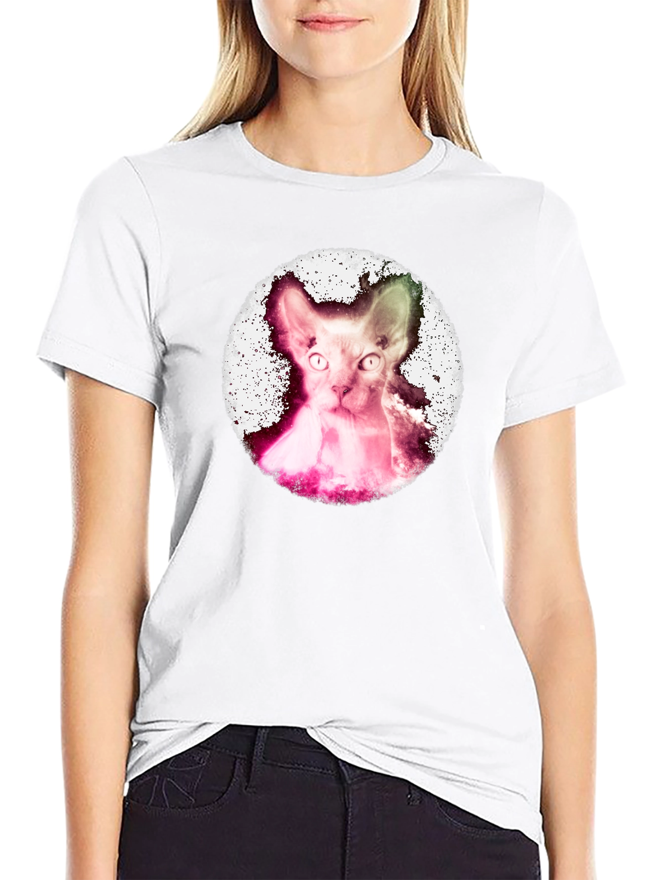 Sphynx Cat Graphic Tee - Unique Design