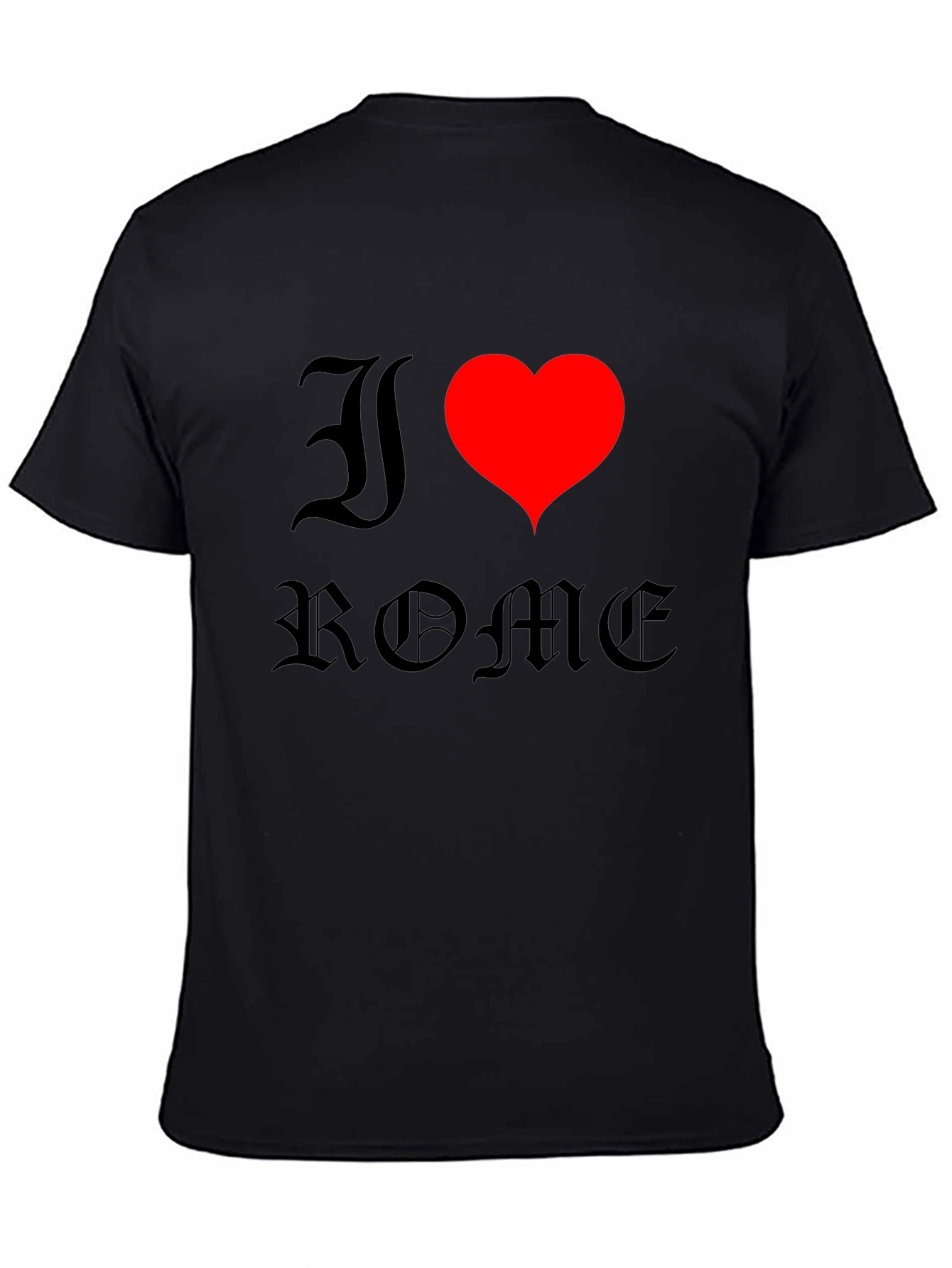 I Heart Rome Black T-Shirt