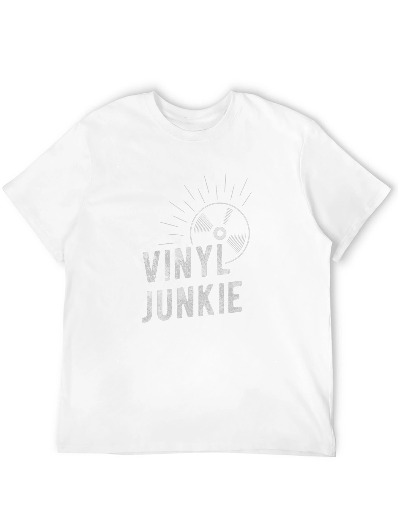 Vinyl Junkie Graphic T-Shirt - Black