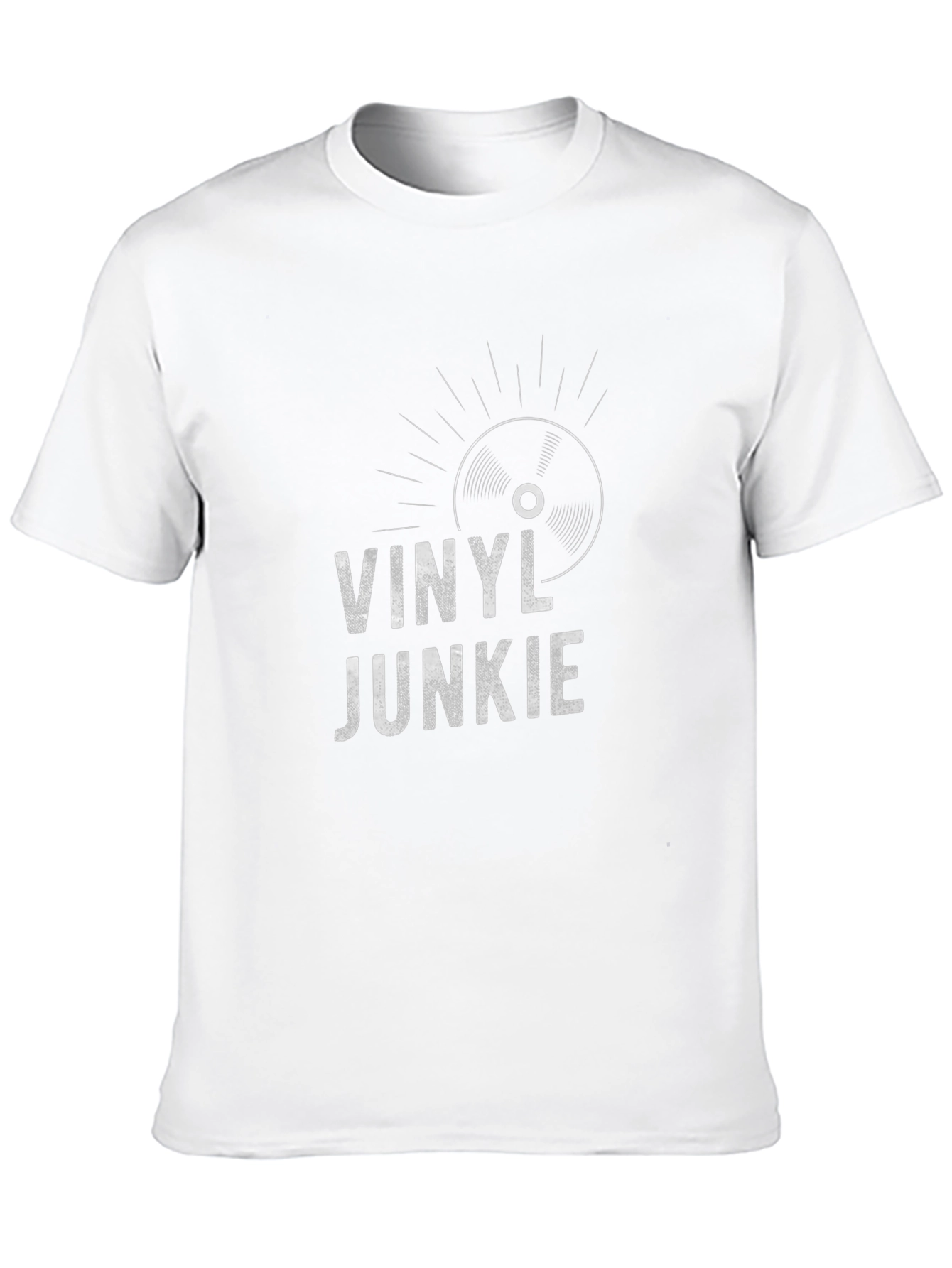 Vinyl Junkie Graphic T-Shirt - Black