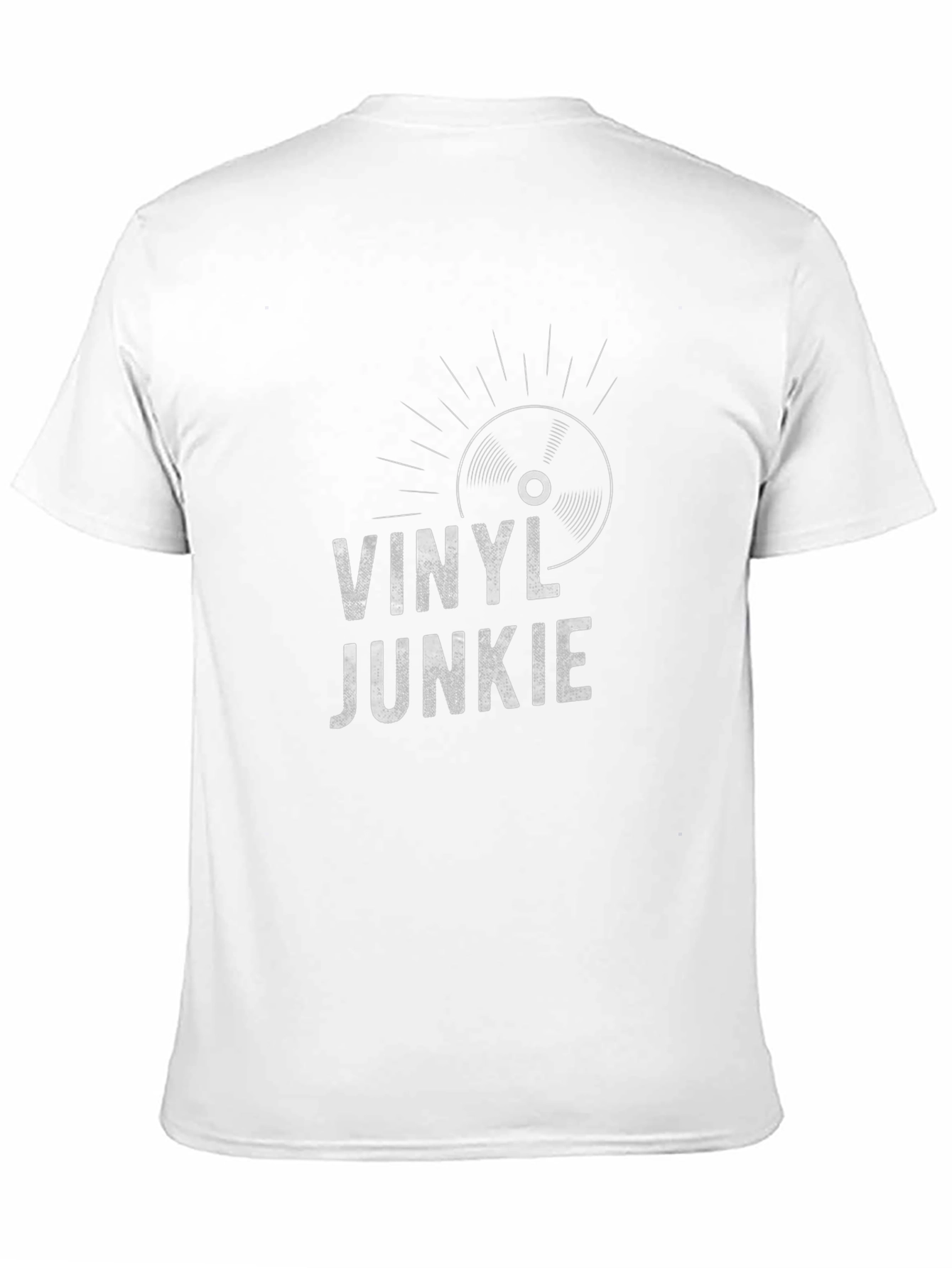 Vinyl Junkie Graphic T-Shirt - Black