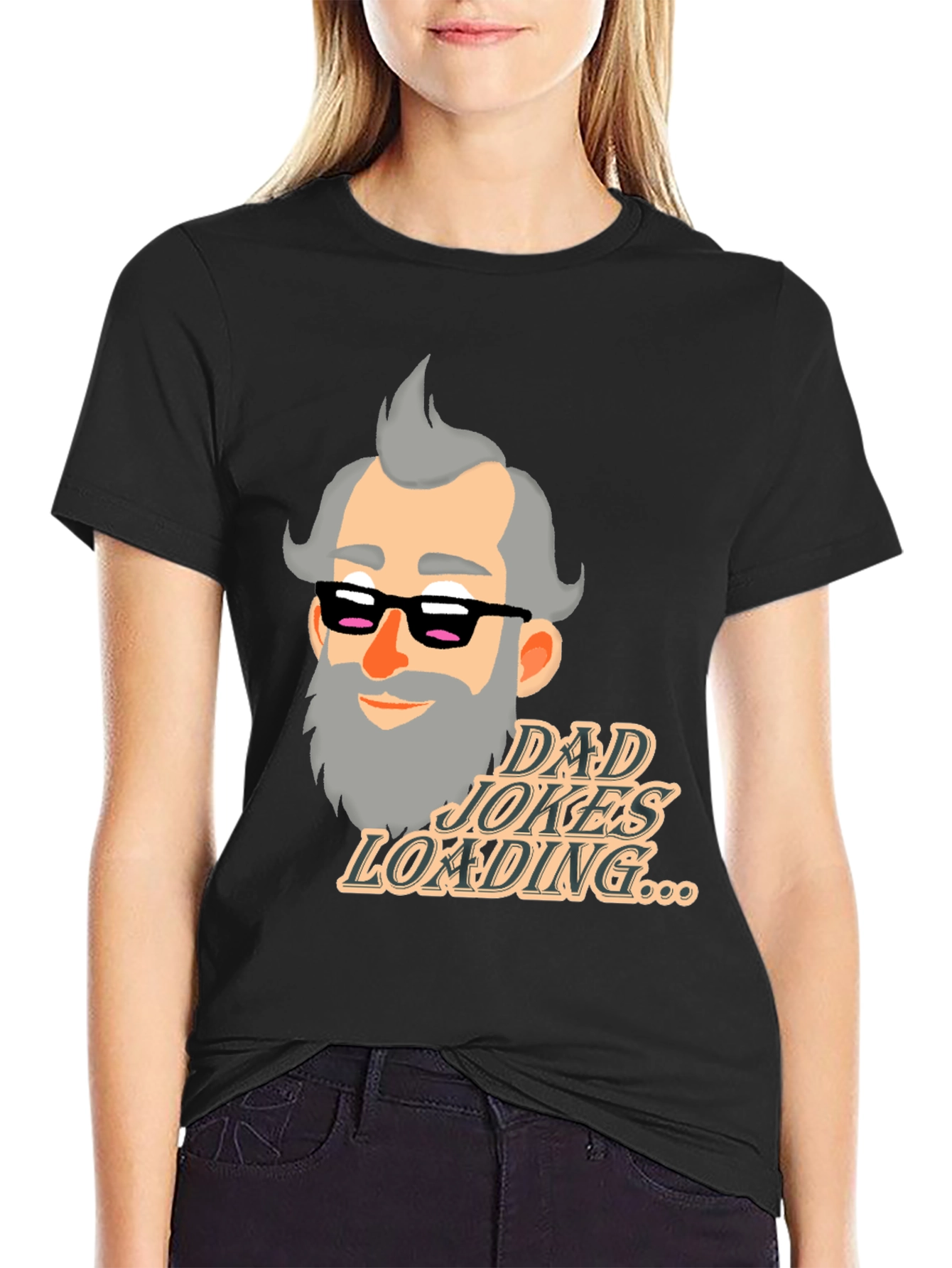 Dad Jokes Loading T-Shirt - Funny Fathers Day Gift