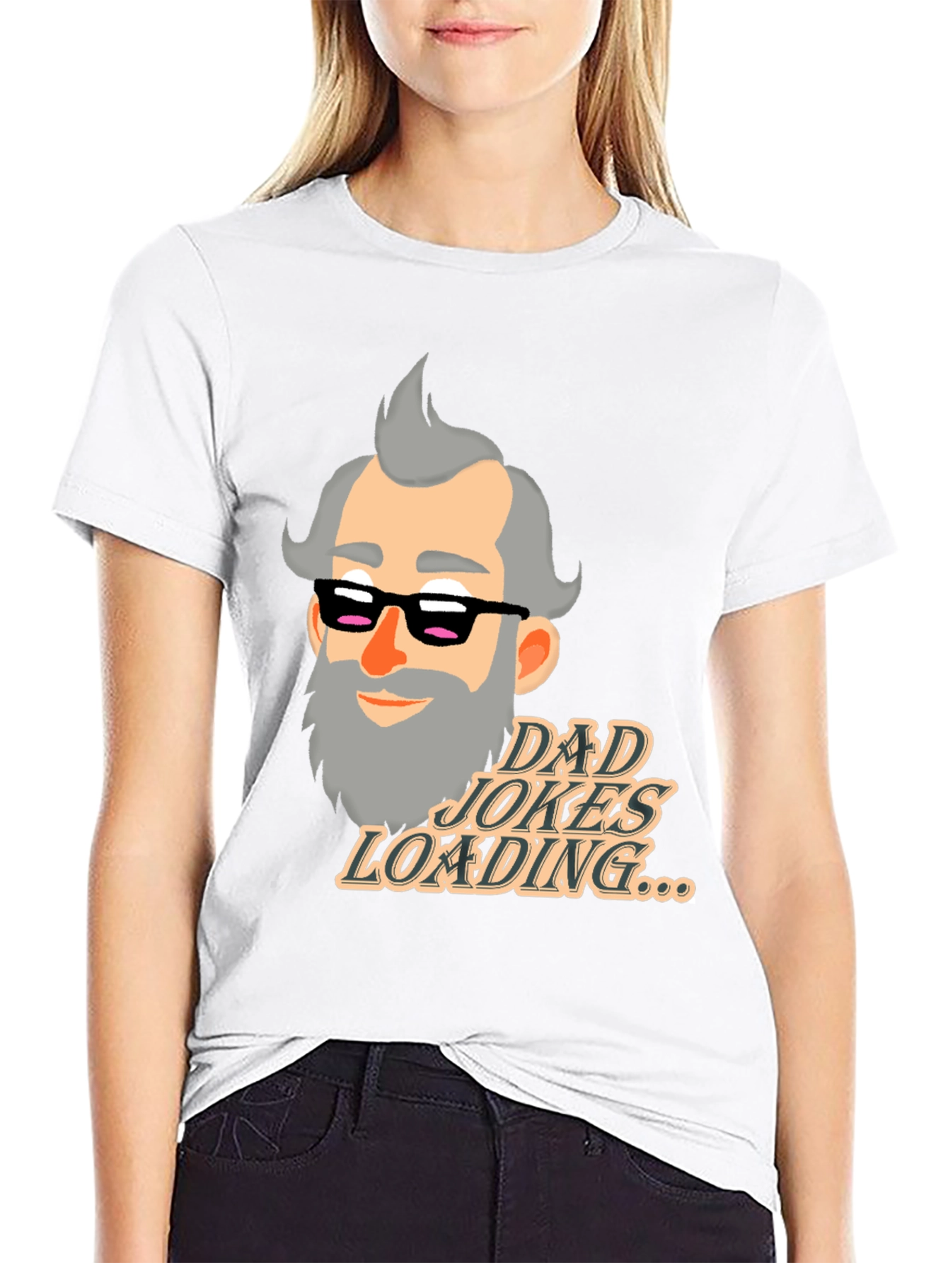 Dad Jokes Loading T-Shirt - Funny Fathers Day Gift