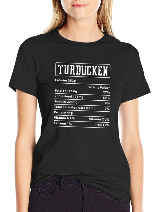 Turducken Nutrition Facts T-Shirt