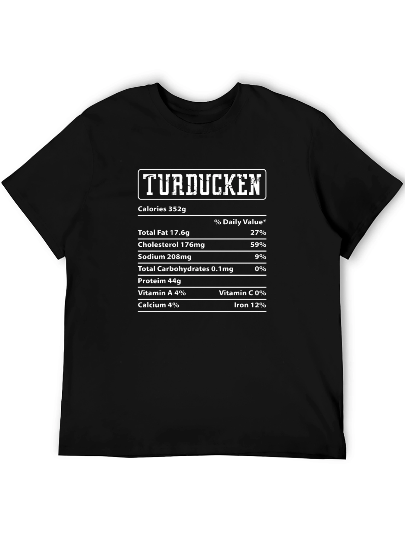 Turducken Nutrition Facts T-Shirt