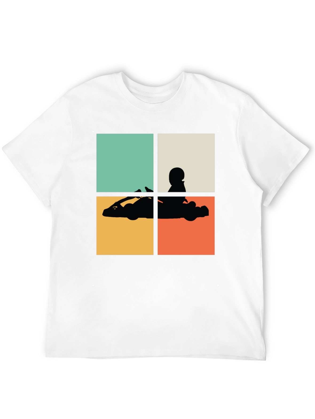 Retro Go-Kart Silhouette T-Shirt