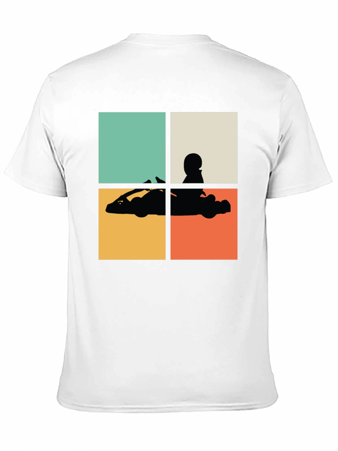 Retro Go-Kart Silhouette T-Shirt
