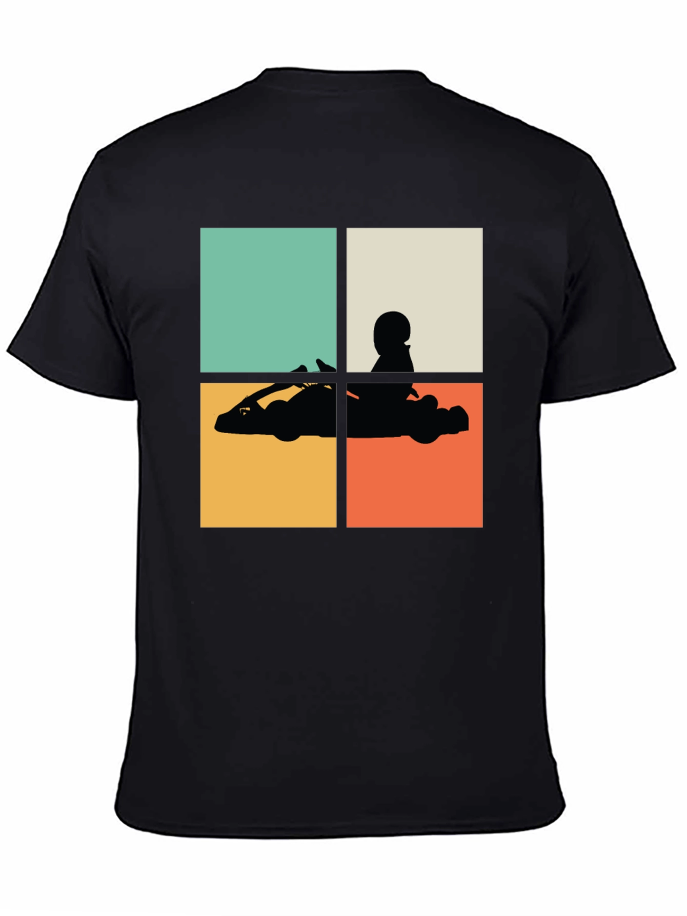 Retro Go-Kart Silhouette T-Shirt