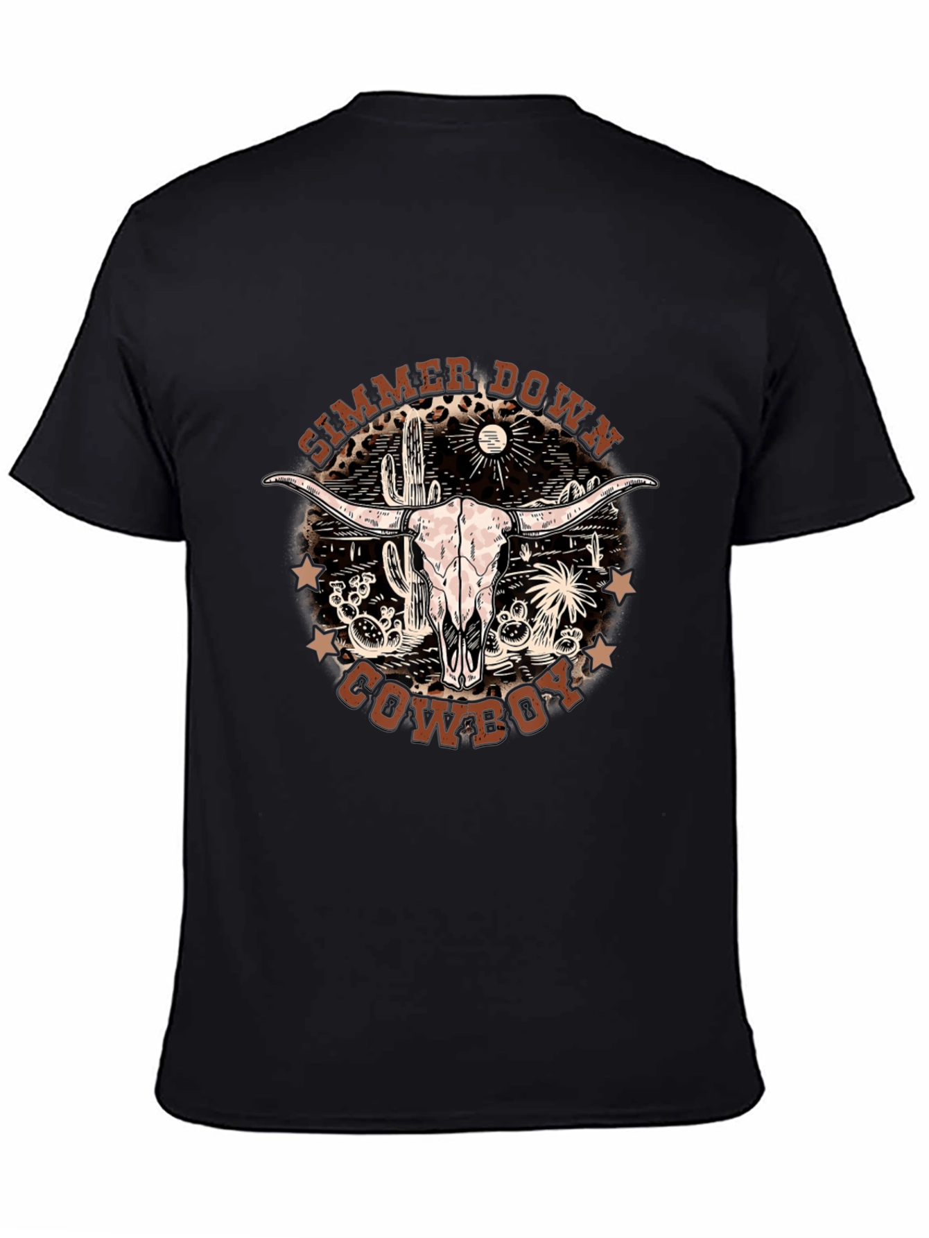 Simmer Down Cowboy Graphic T-Shirt