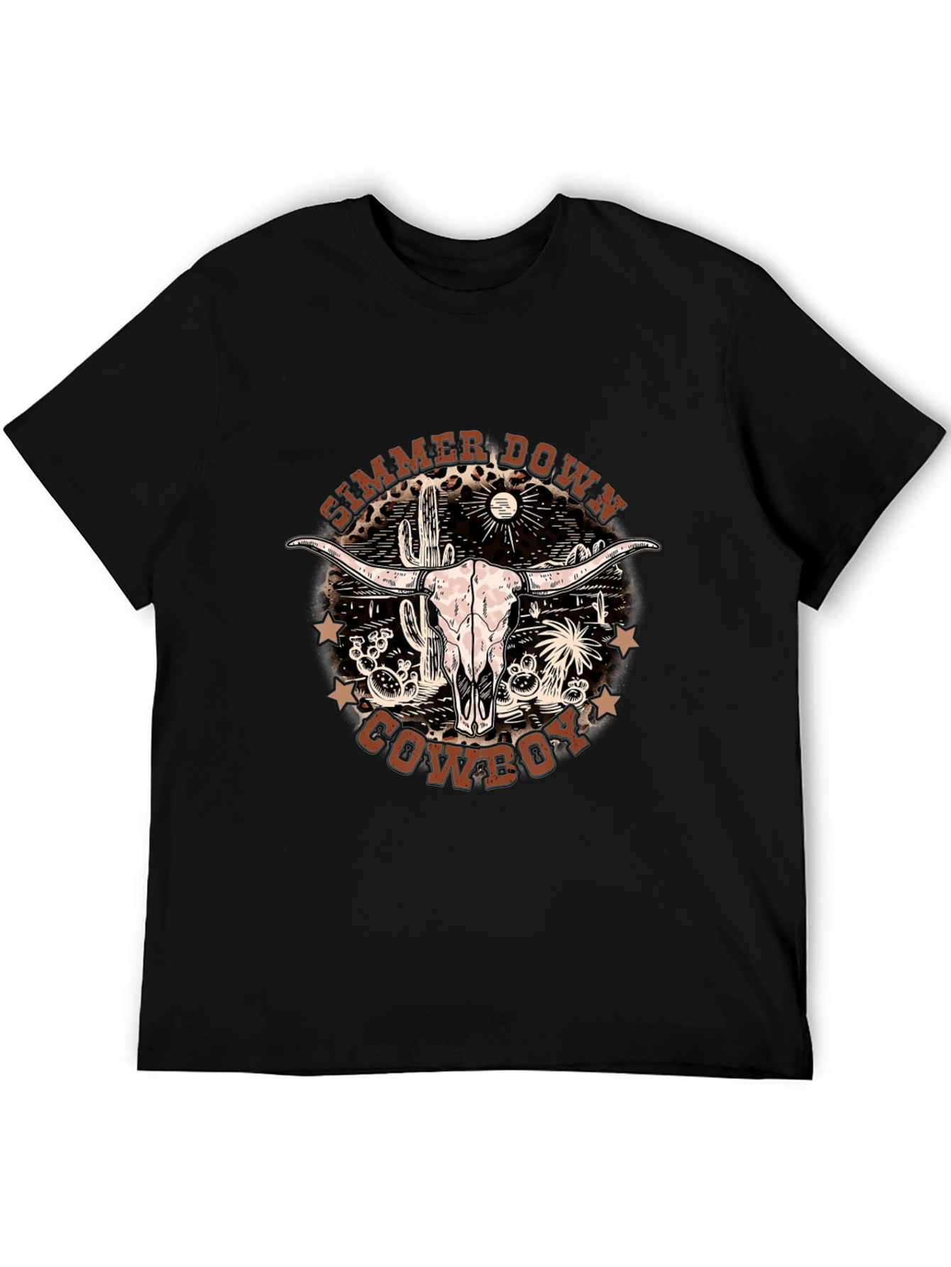 Simmer Down Cowboy Graphic T-Shirt