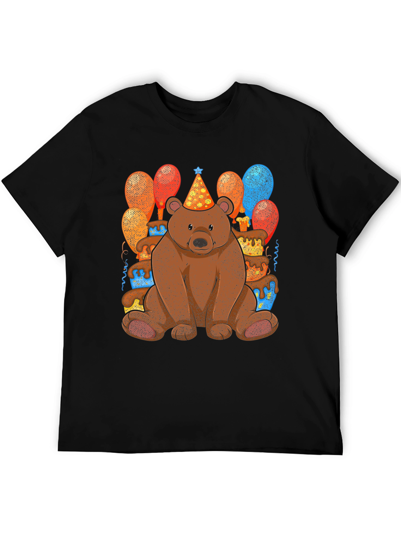 Birthday Bear T-Shirt: Cute Cartoon Animal Tee
