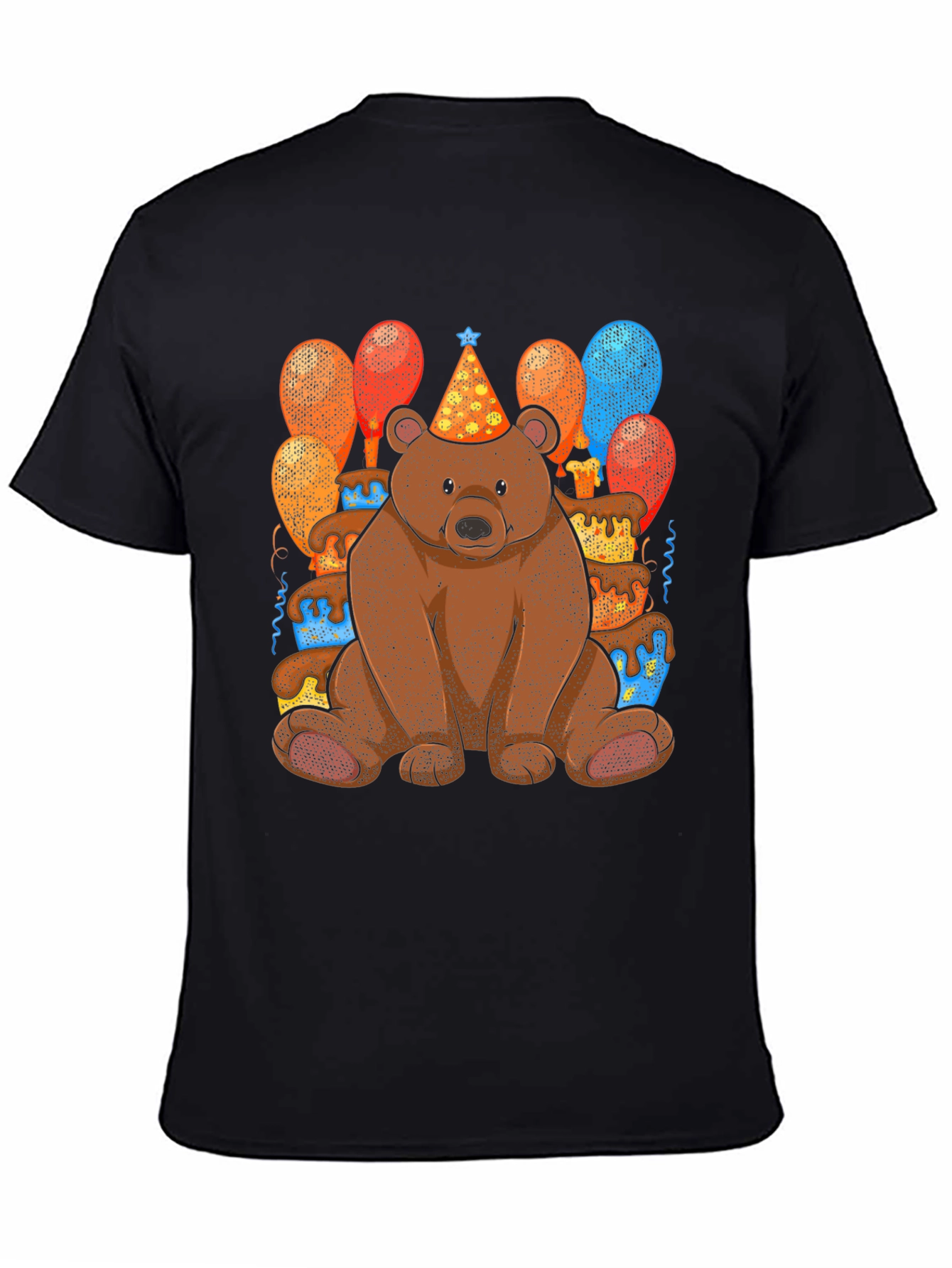 Birthday Bear T-Shirt: Cute Cartoon Animal Tee