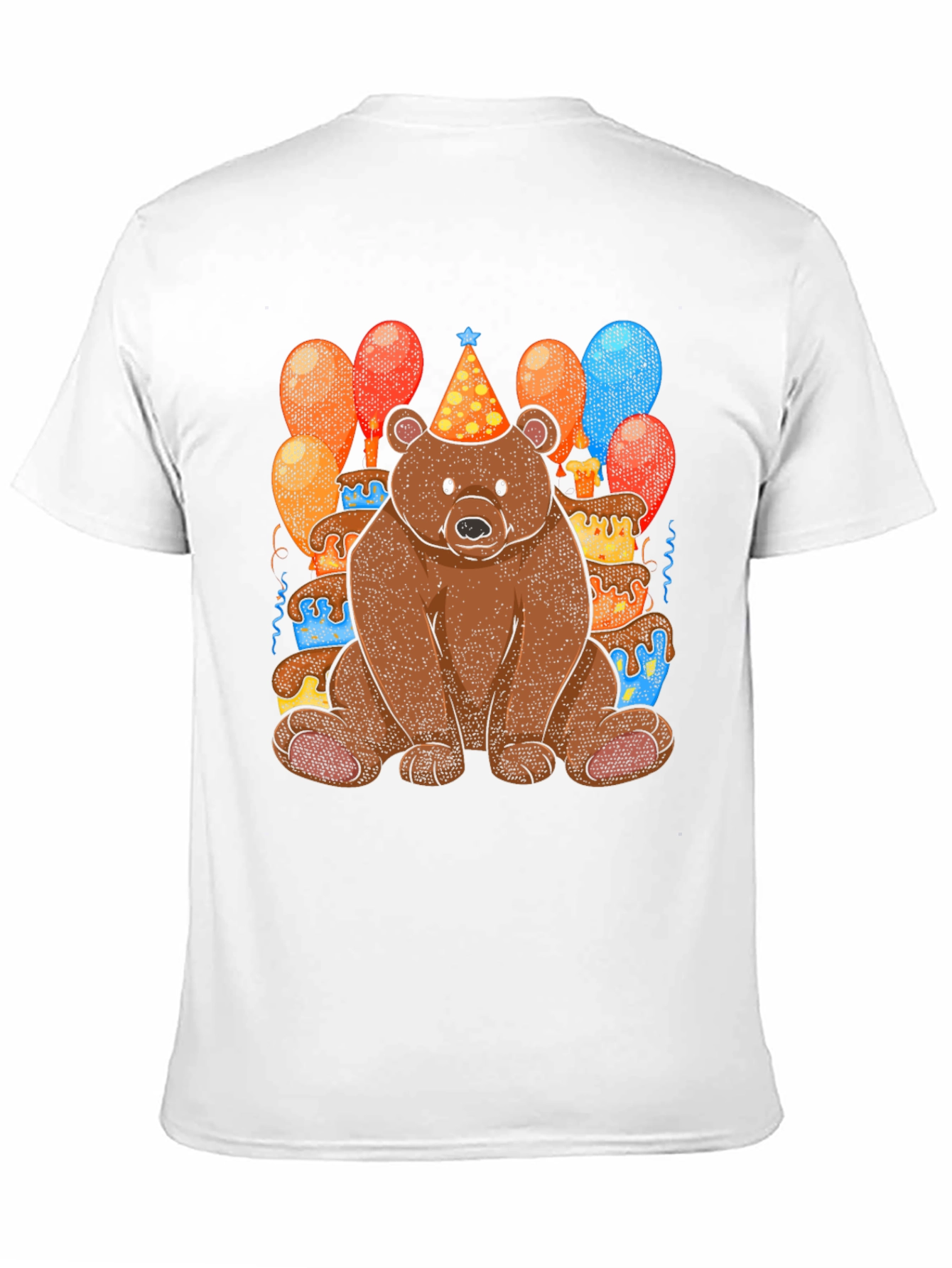 Birthday Bear T-Shirt: Cute Cartoon Animal Tee