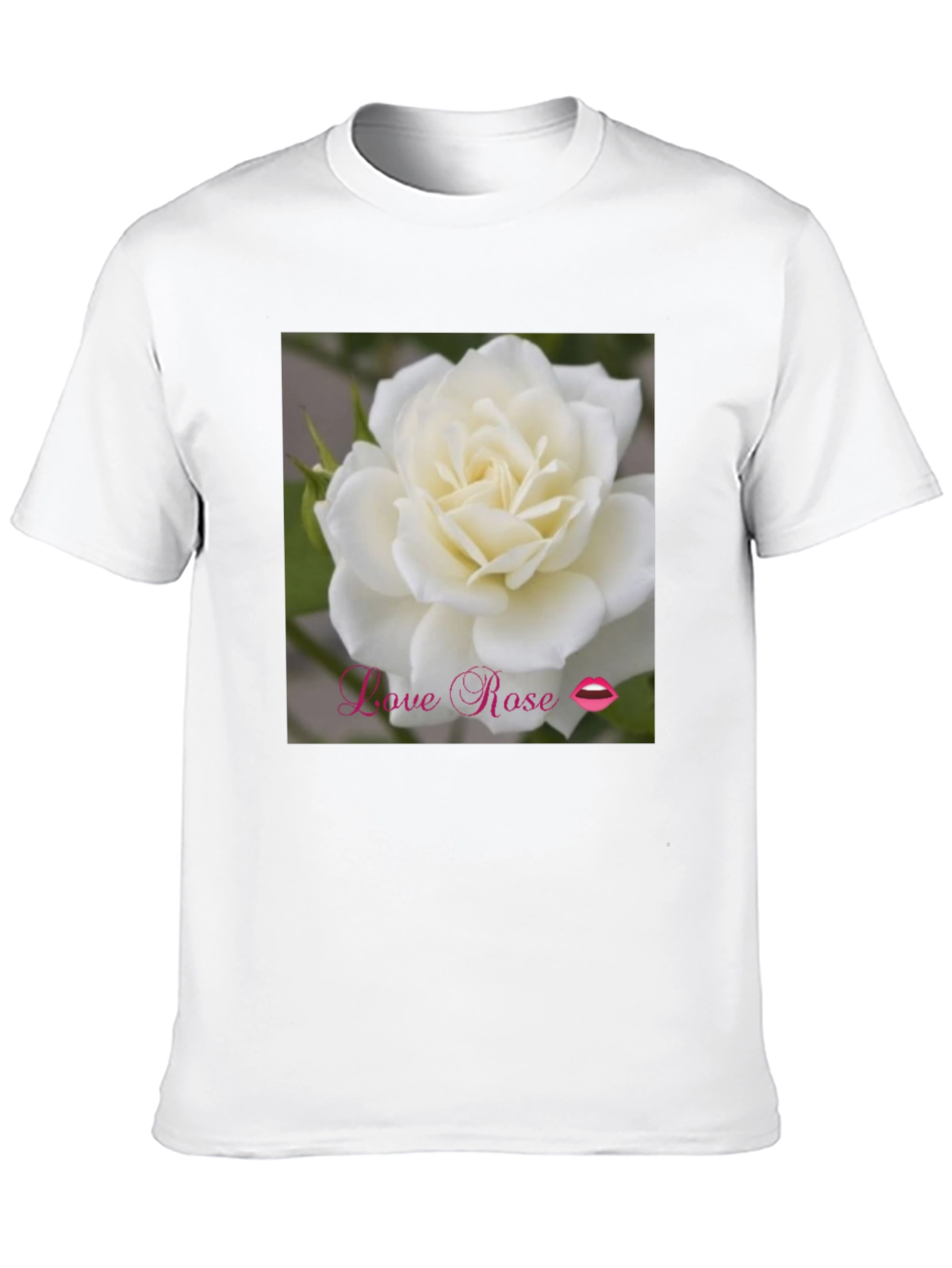 Love Rose Graphic T-Shirt - Black