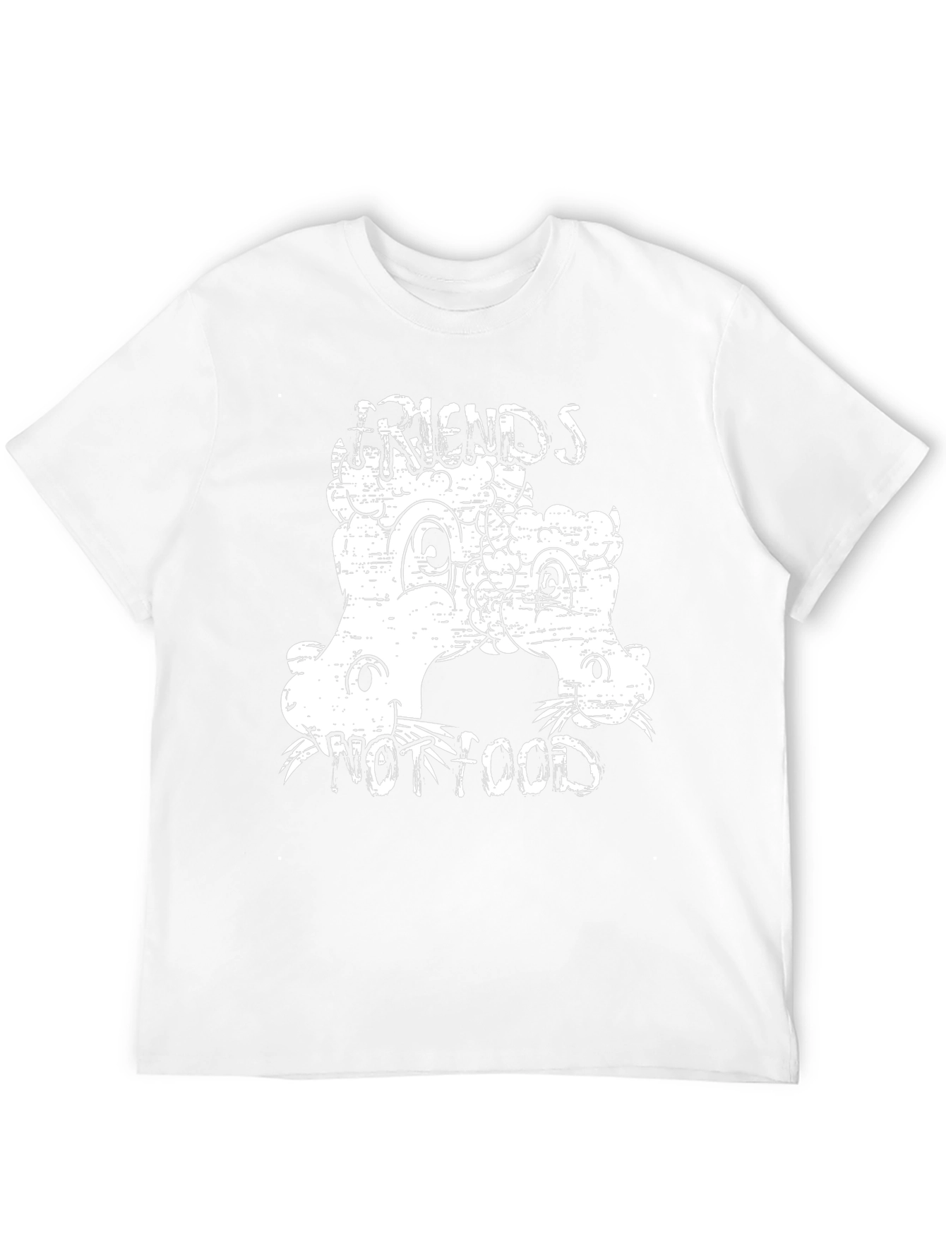 Friends Not Food T-Shirt - Cute Cartoon Vegetable Tee