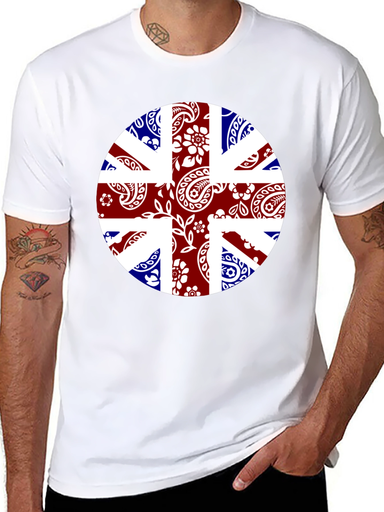 Union Jack Bandana Print T-Shirt