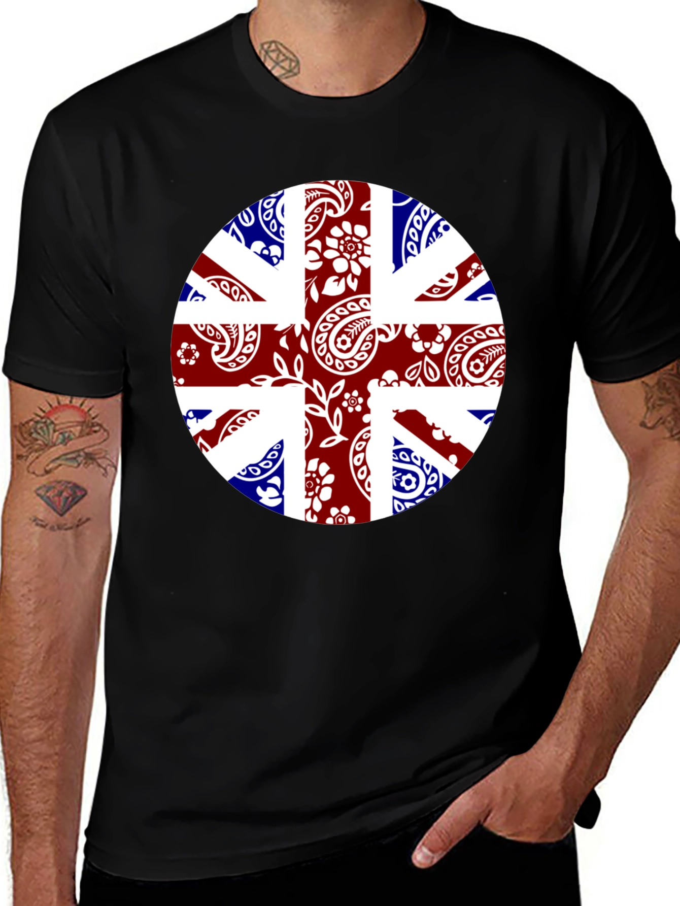 Union Jack Bandana Print T-Shirt