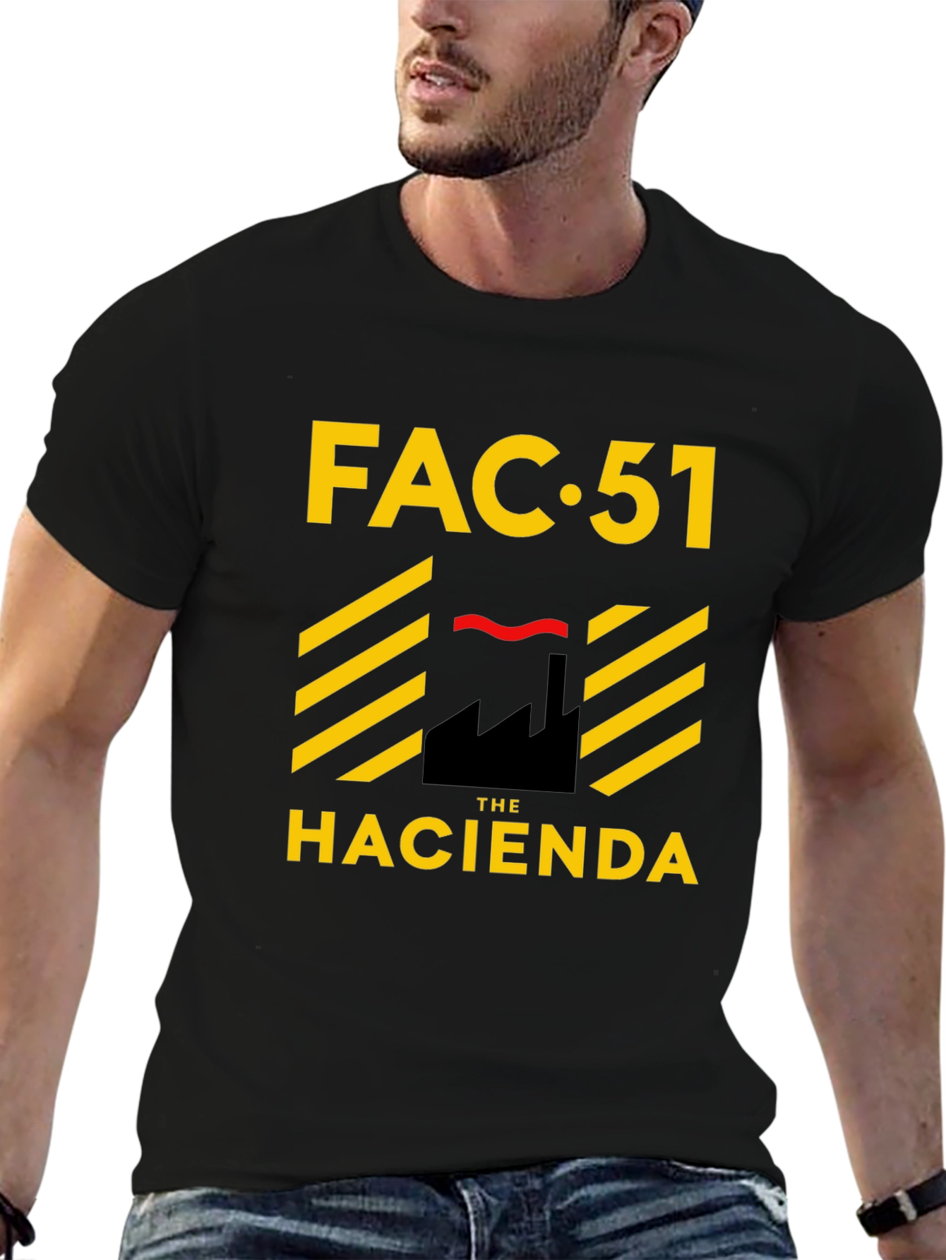 FAC 51 The Hacienda Black Graphic Tee