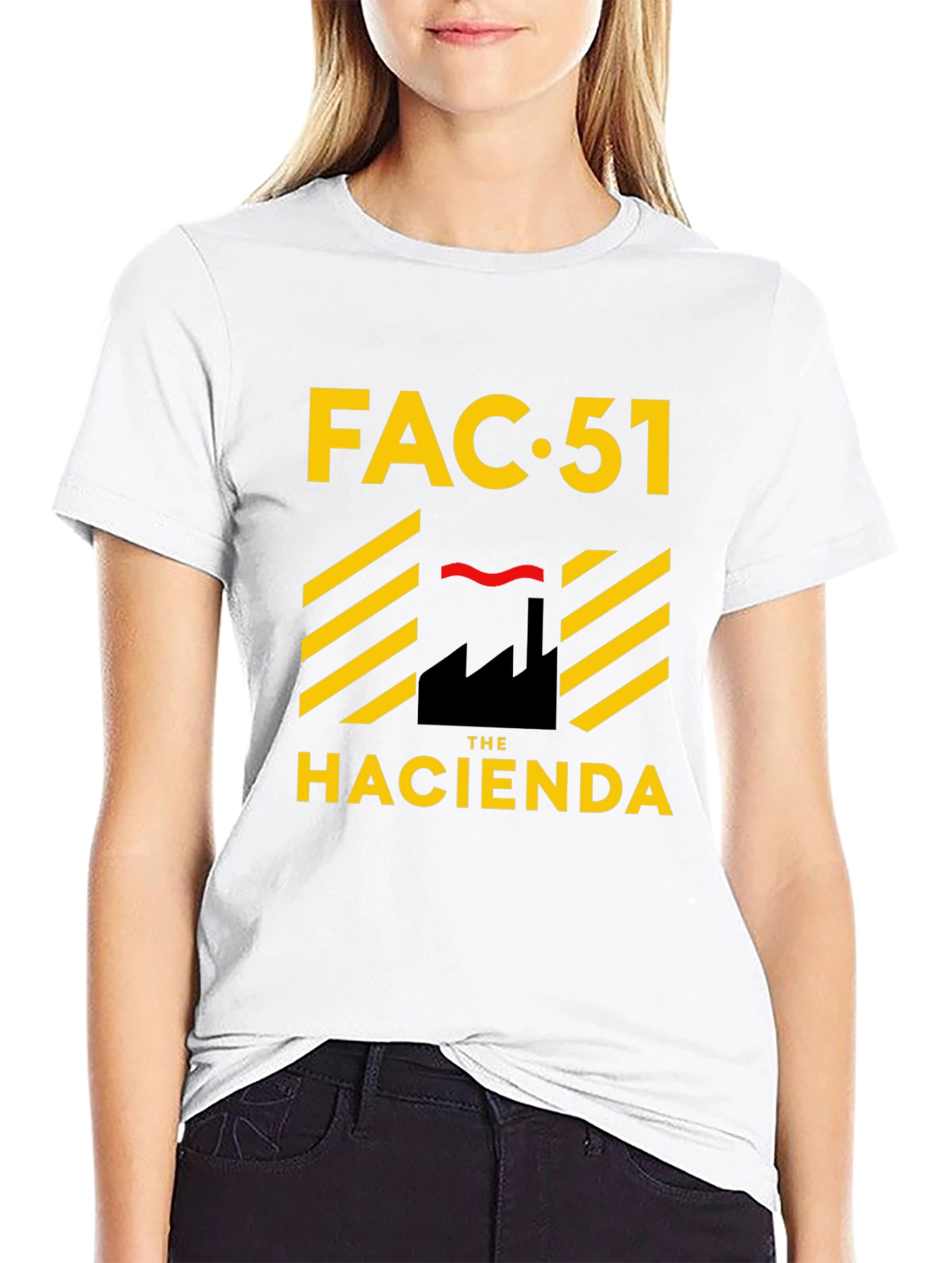 FAC 51 The Hacienda Black Graphic Tee