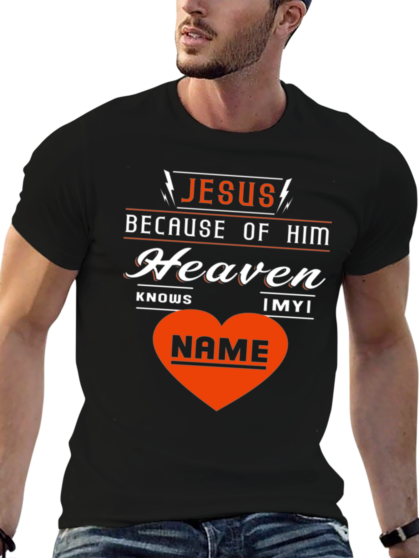 Jesus Because of Him T-Shirt