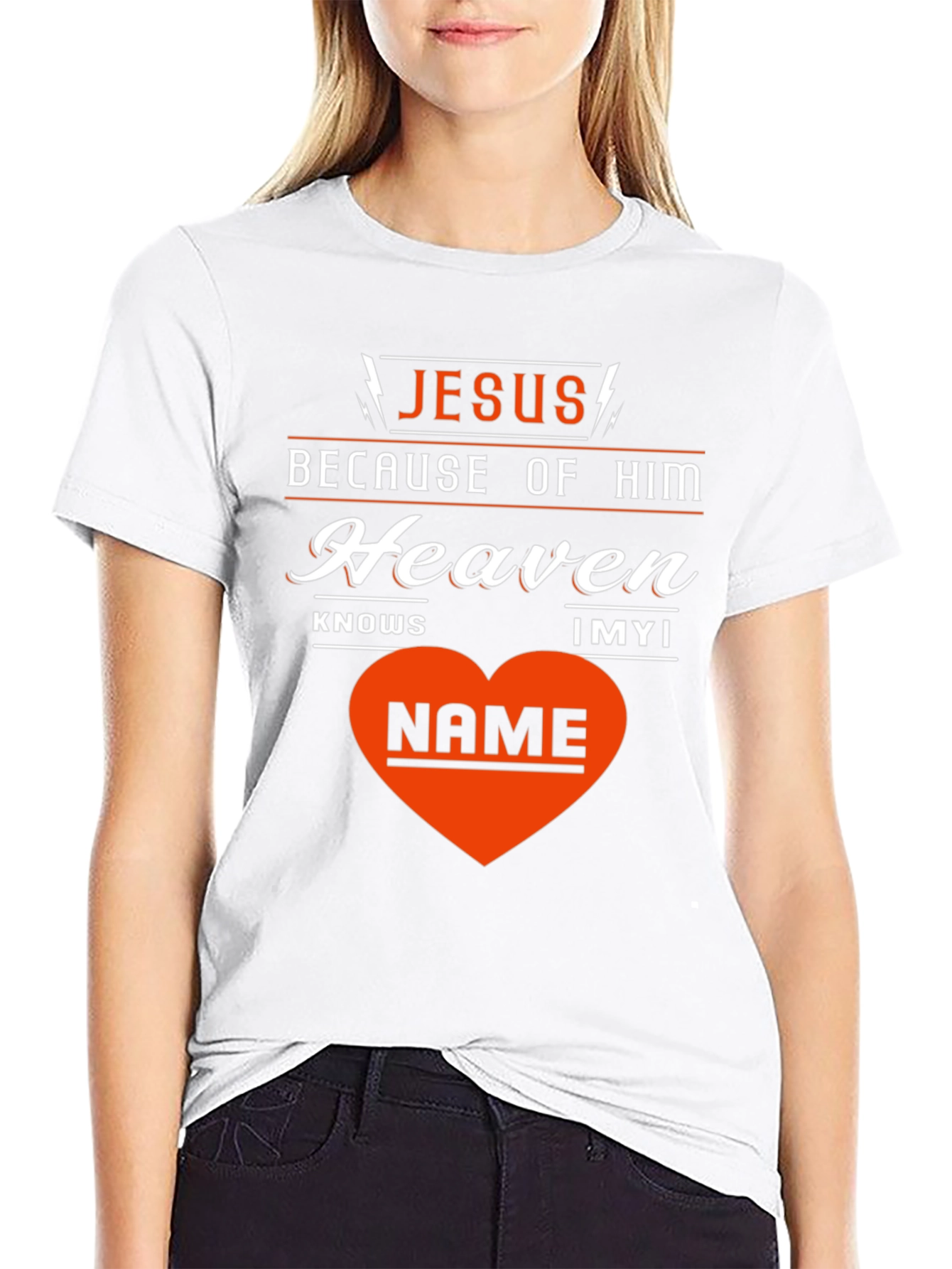 Jesus Because of Him T-Shirt