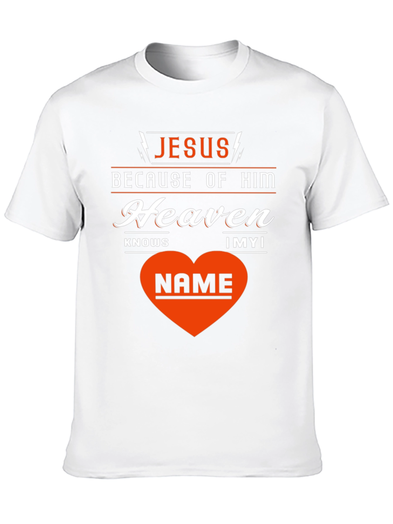 Jesus Because of Him T-Shirt