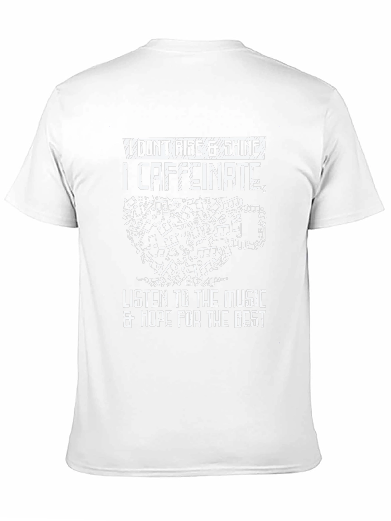 Caffeine Music T-Shirt - Rise & Shine Alternative