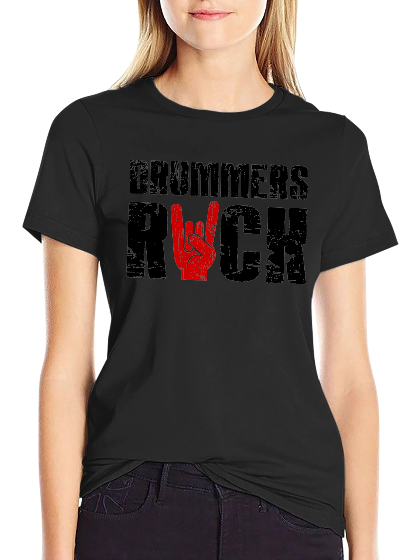 Drummers Rock T-Shirt - Music Lover Tee