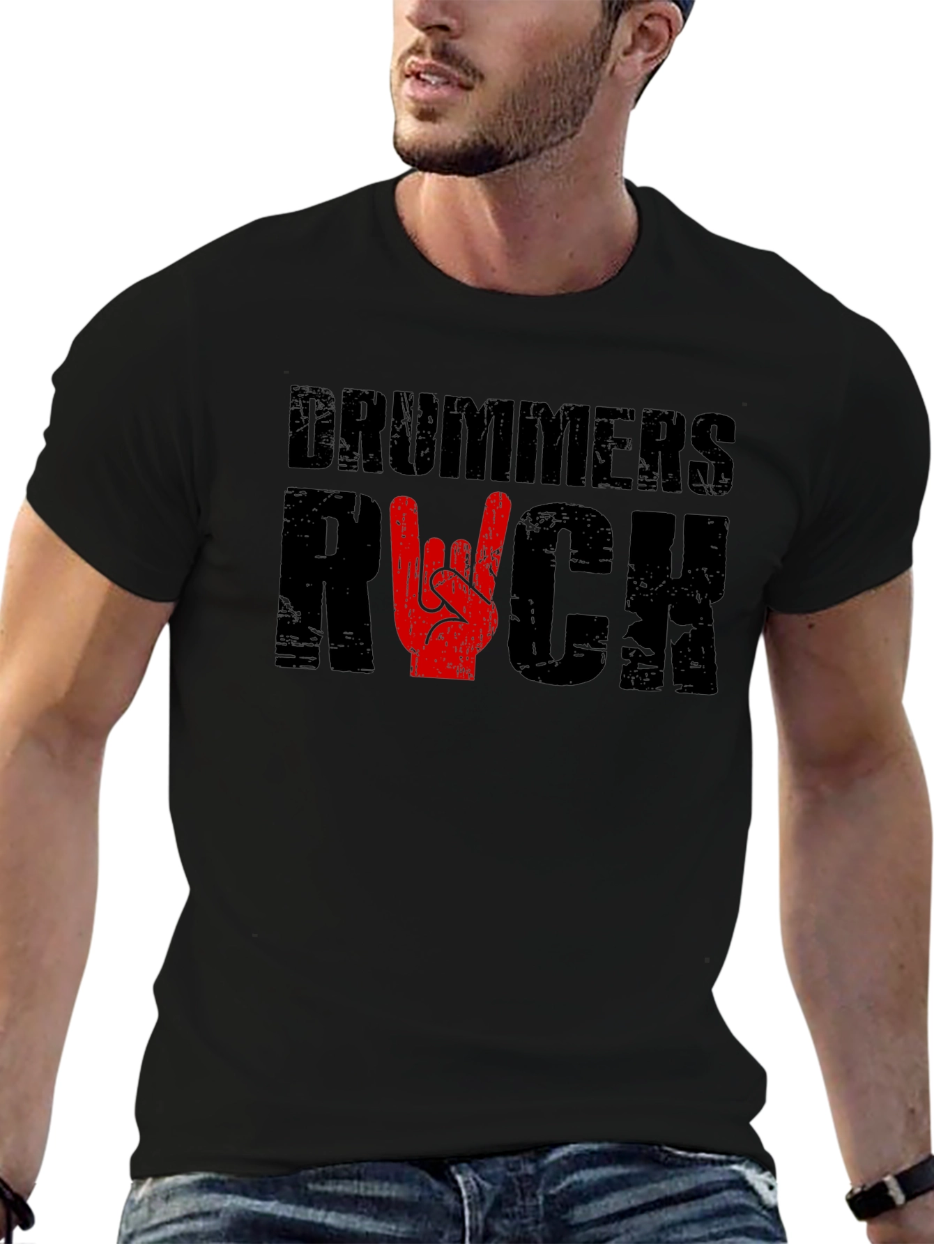 Drummers Rock T-Shirt - Music Lover Tee