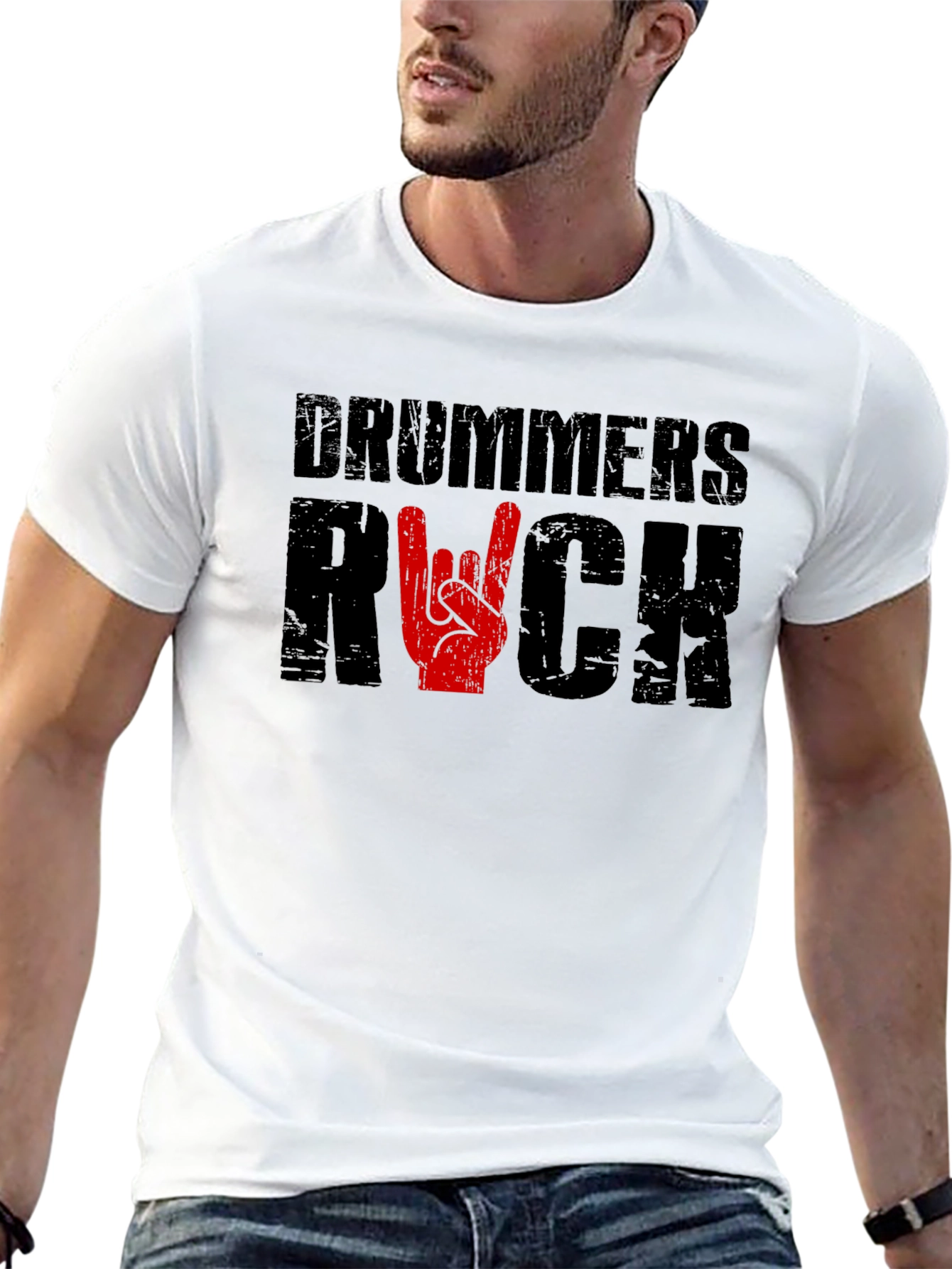 Drummers Rock T-Shirt - Music Lover Tee