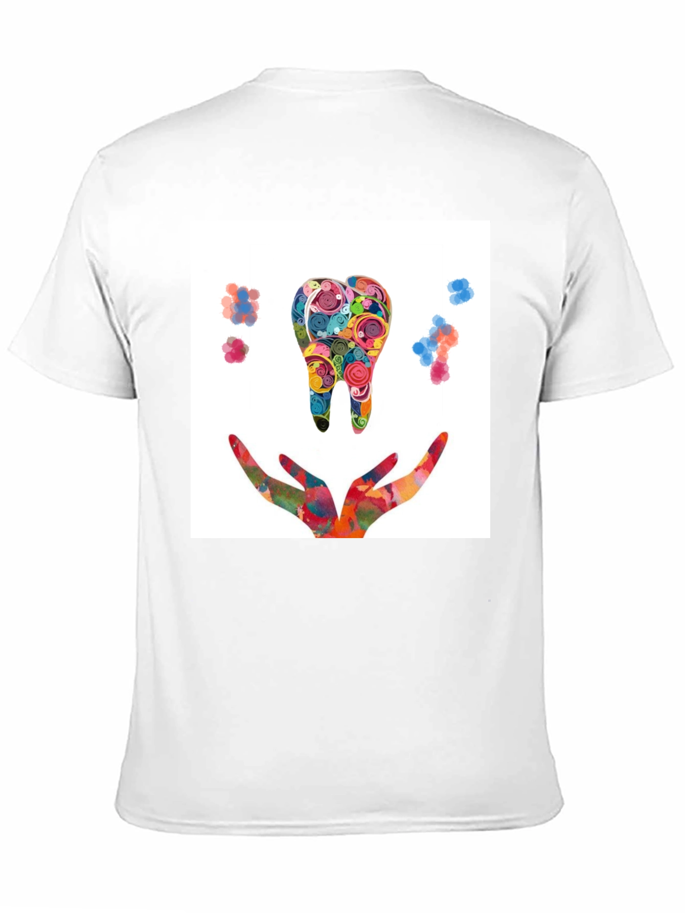 Colorful Tooth Design T-Shirt